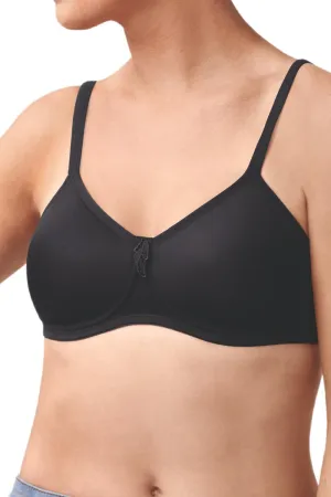 Amoena Lara Non-wired T-Shirt Bra, Black (0675)