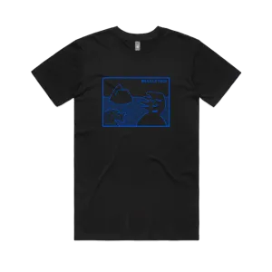 Braille Face / Iceberg Tee / Black