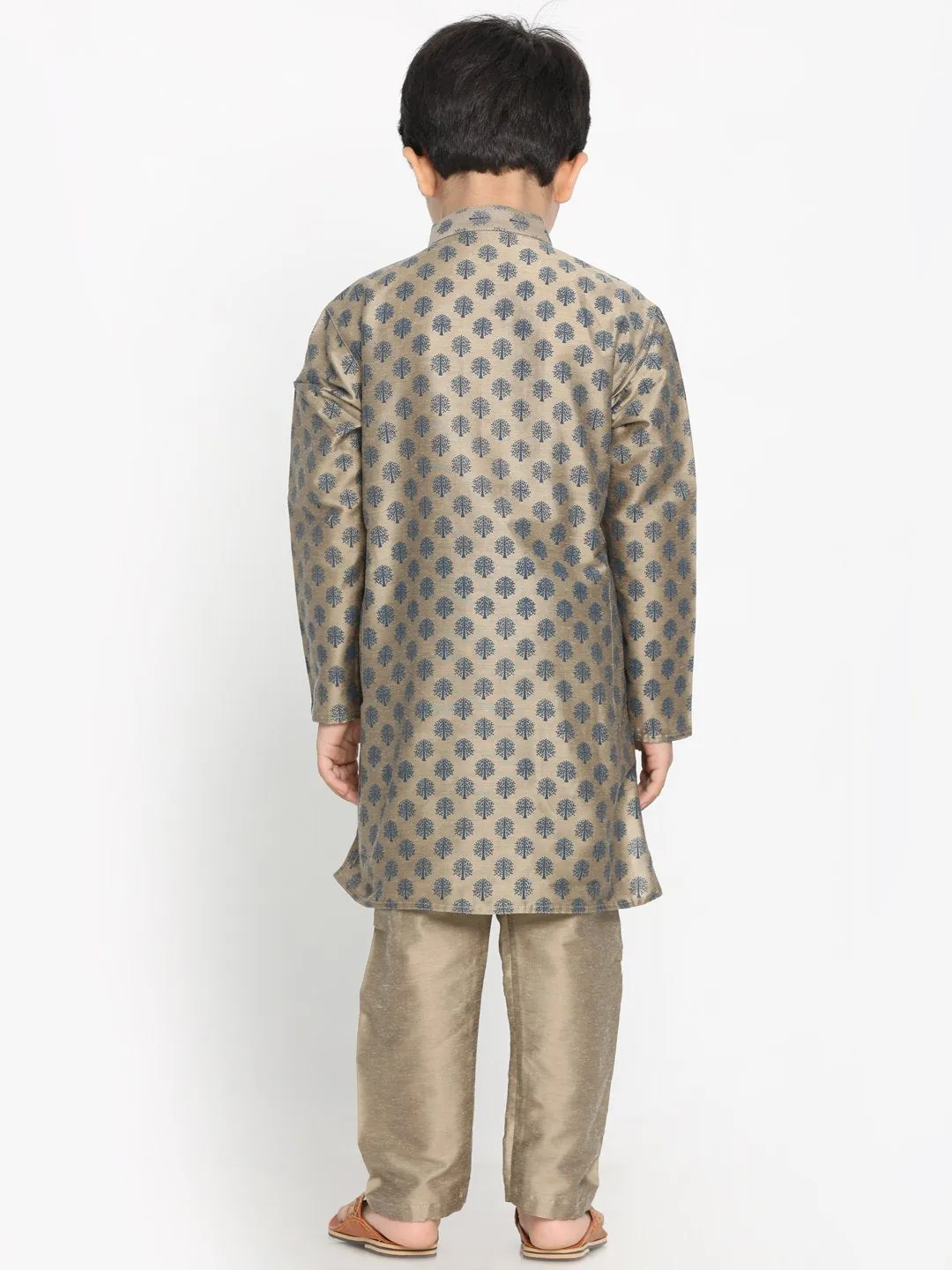Cotton Blend Kurta Pyjama Set for Boys - JBN Creation