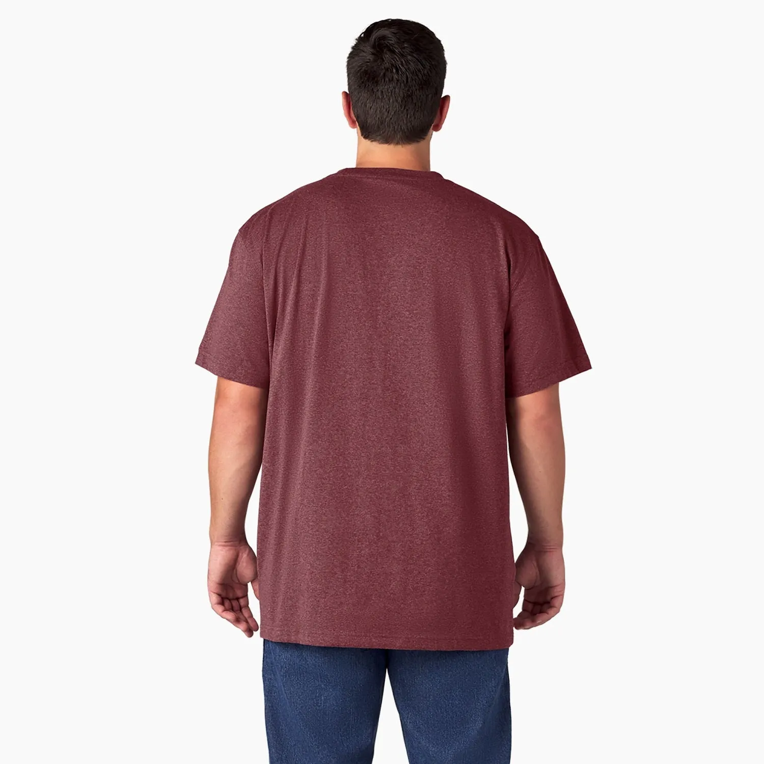 Dickies Men's Heavyweight Heathered Short Sleeve Pocket T-Shirt
