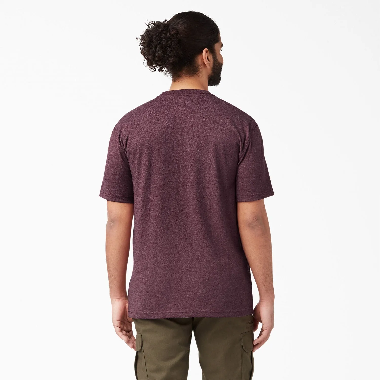 Dickies Men's Heavyweight Heathered Short Sleeve Pocket T-Shirt
