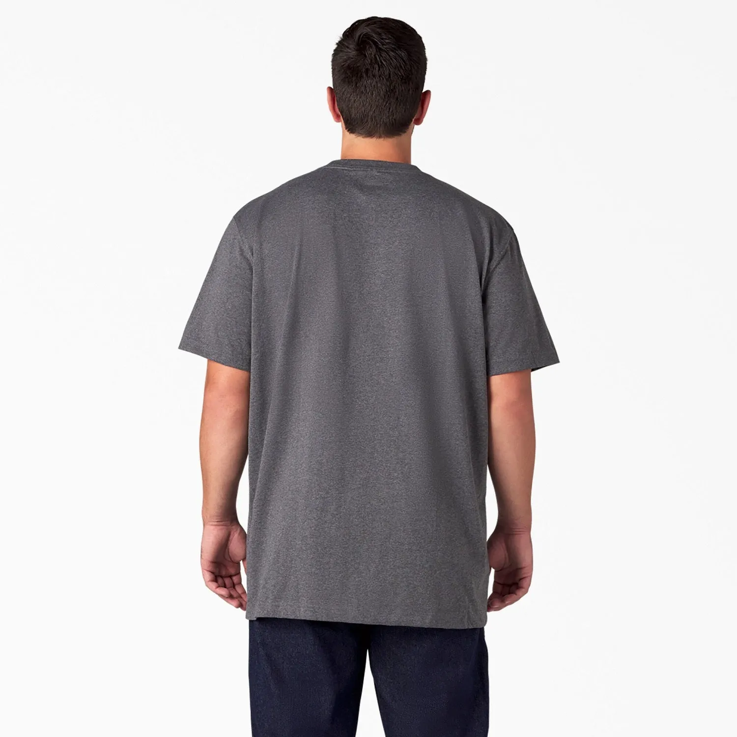 Dickies Men's Heavyweight Heathered Short Sleeve Pocket T-Shirt