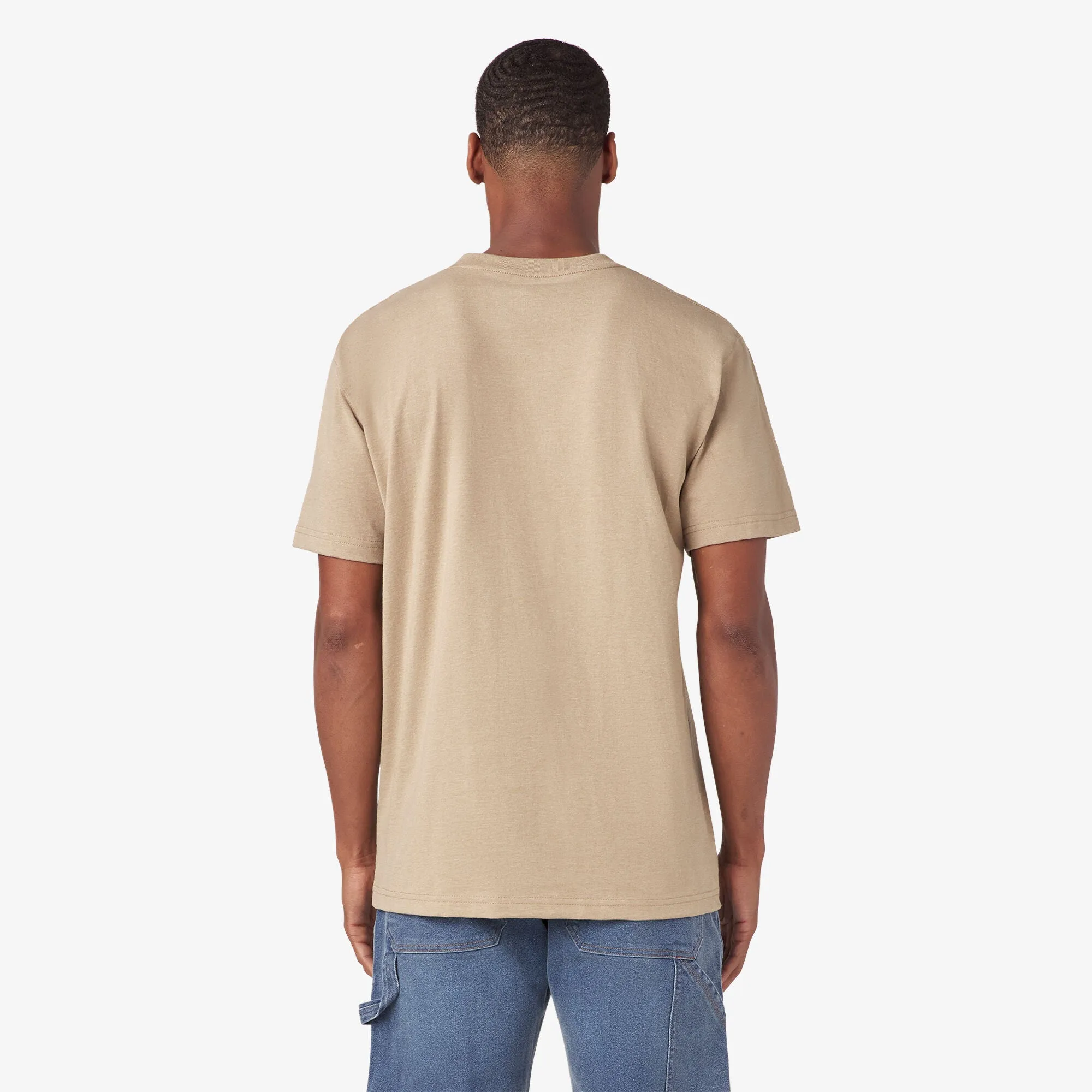 Dickies Men's Heavyweight Heathered Short Sleeve Pocket T-Shirt