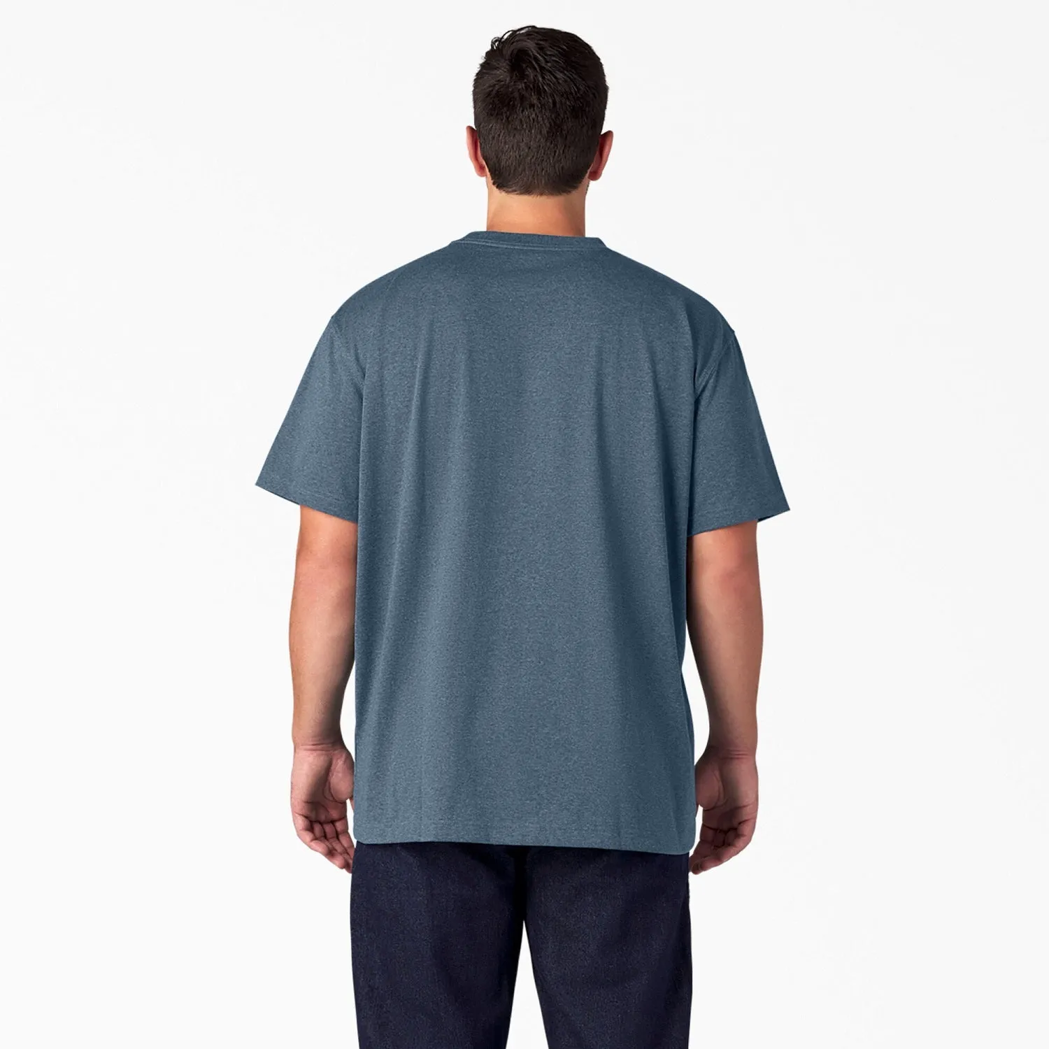 Dickies Men's Heavyweight Heathered Short Sleeve Pocket T-Shirt