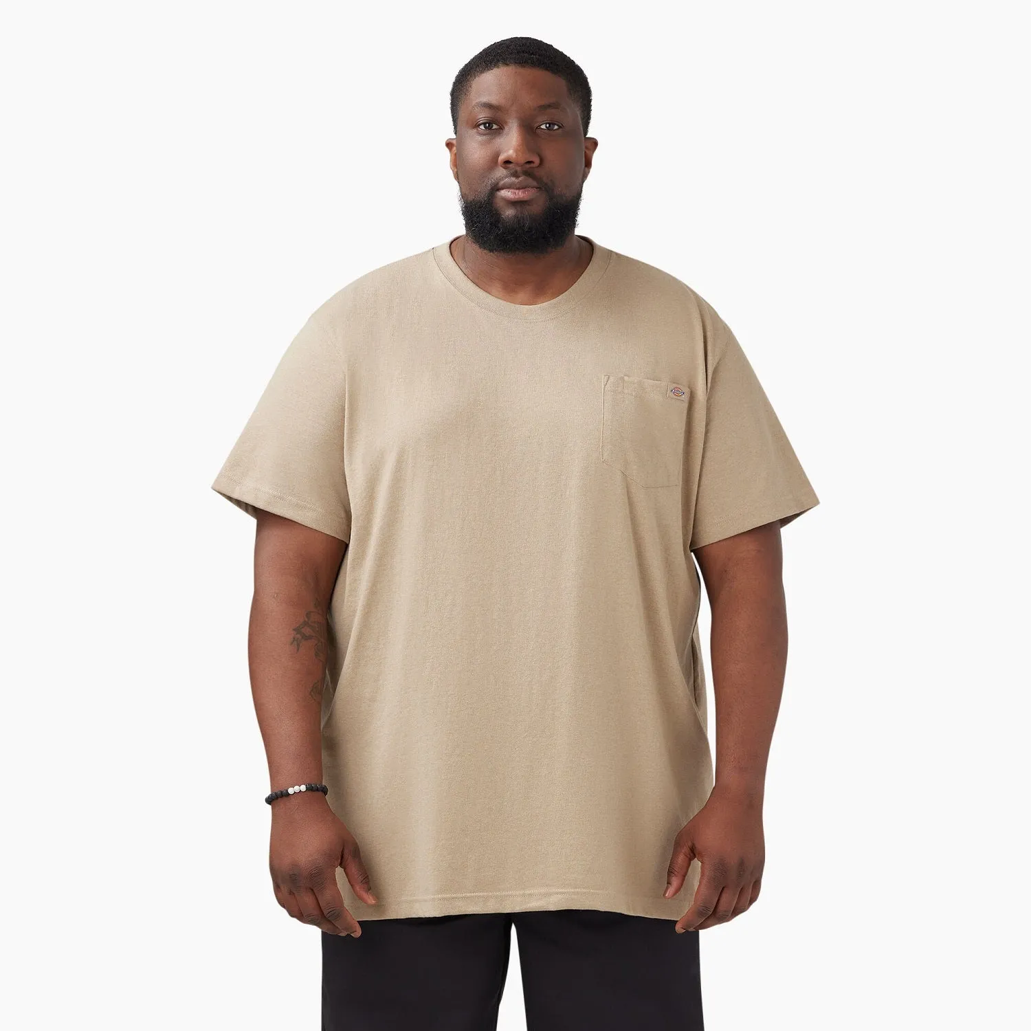 Dickies Men's Heavyweight Heathered Short Sleeve Pocket T-Shirt