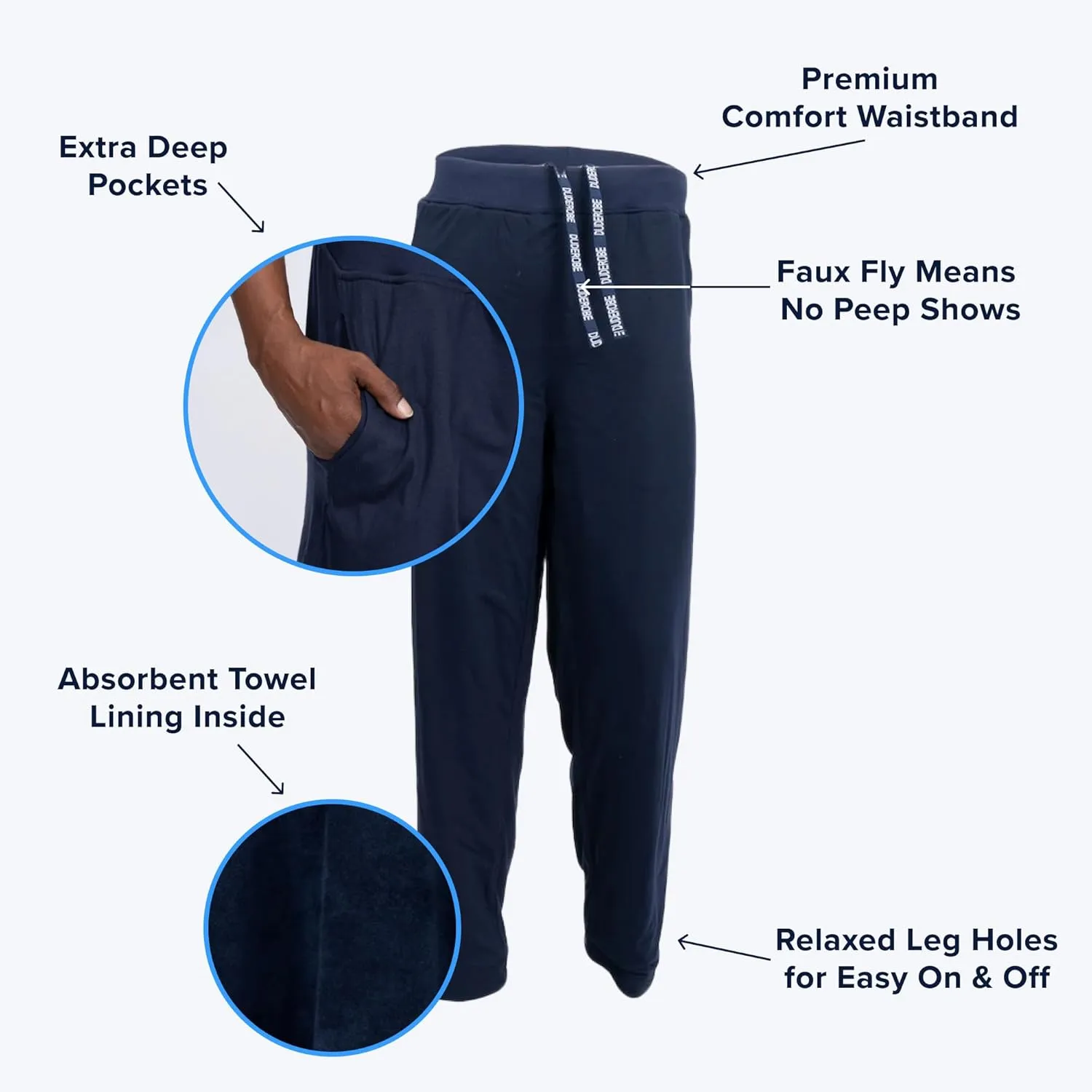 DudeRobe Men's SweatPants | As Seen on Shark Tank!