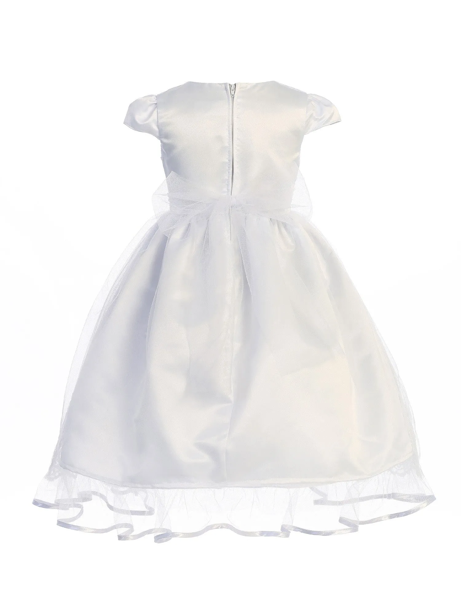 Girls Multi Color Embroidery Junior Bridesmaid Easter Dress 2T-14