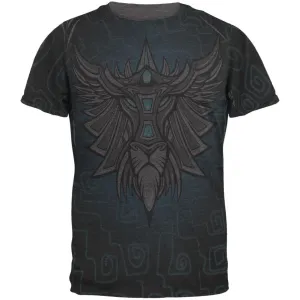 Glowing God Lion Grey Mens Soft T Shirt