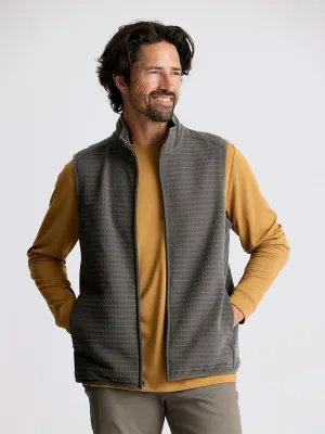 Gridback Fleece Vest for Men