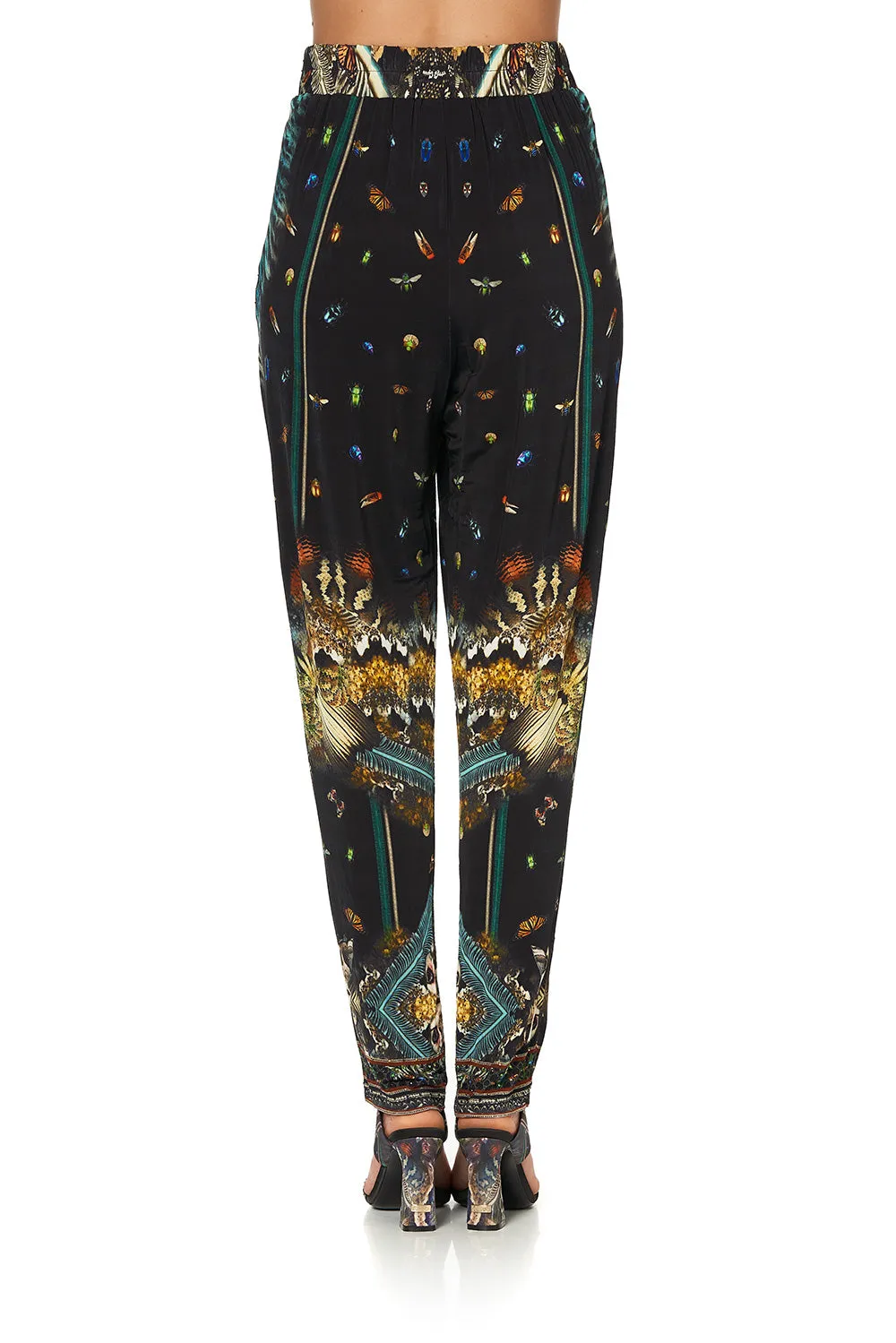 HAREM PANT WITH FRONT PLEATS MATERNAL INSTINCT