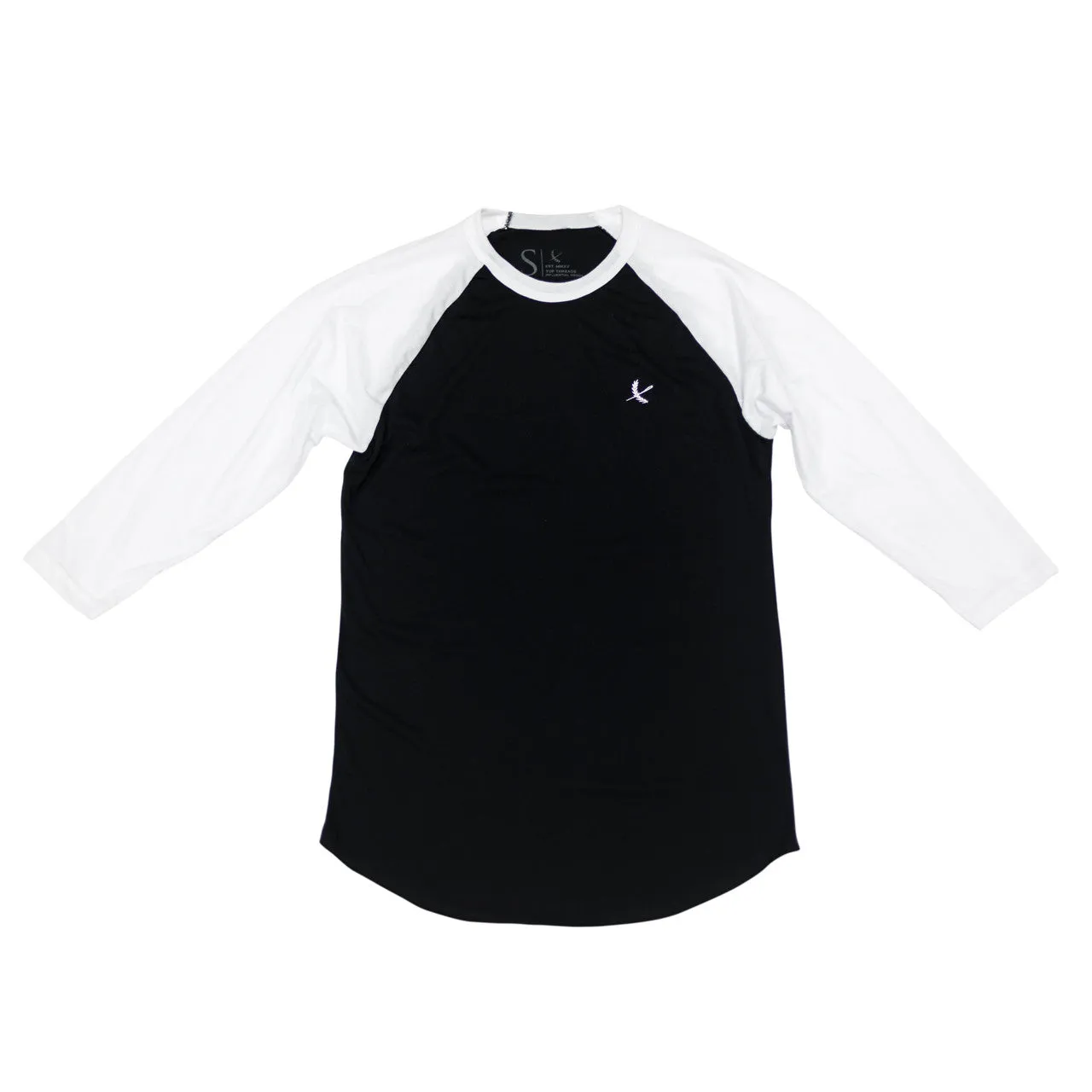 Imperial Raglan Tee - Black / White