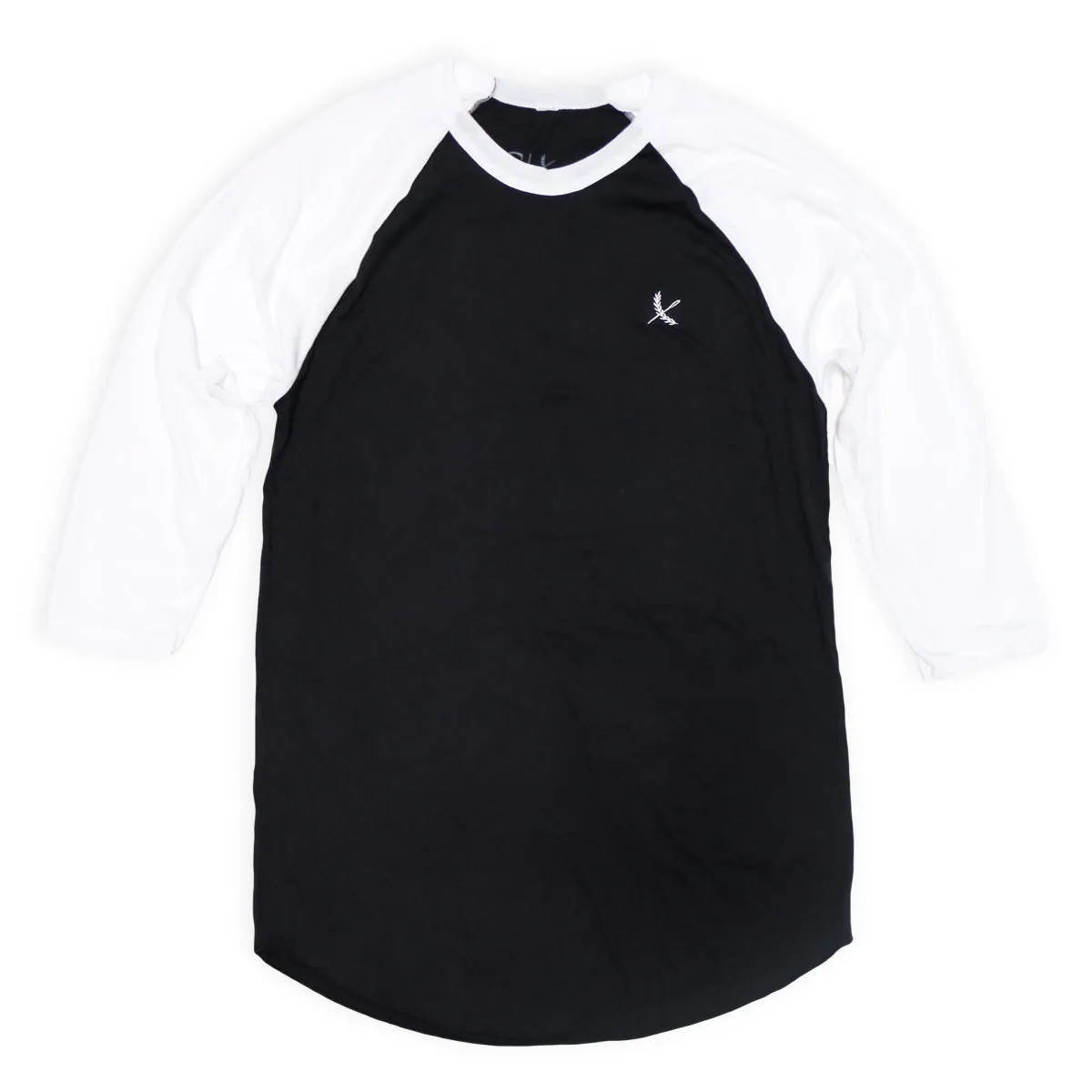 Imperial Raglan Tee - Black / White