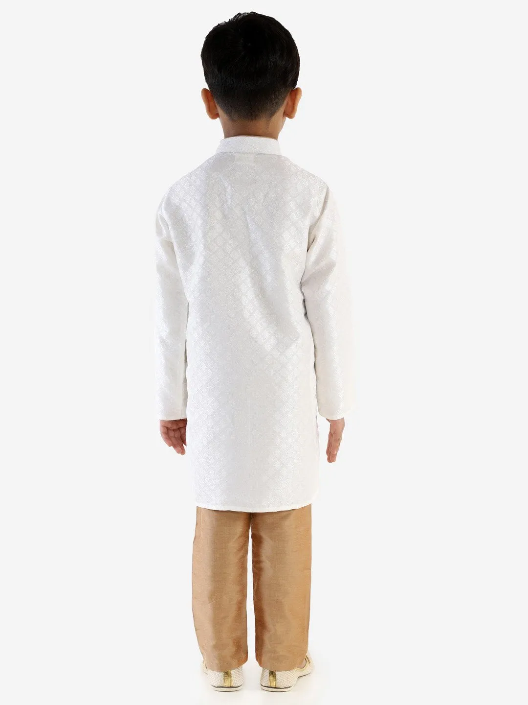 Jacquard Kurta Pyjama Set for Boys - JBN Creation