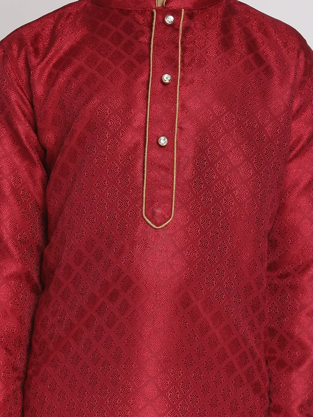 Jacquard Kurta Pyjama Set for Boys - JBN Creation