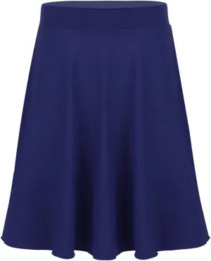 Kids Girls A-Line Skater Skirt School Uniform High Waist Knee Length Pleated Skirt Casual Modest Wear