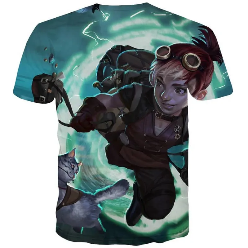 kitten t shirt 3D t shirt cat art costume man Cool pet