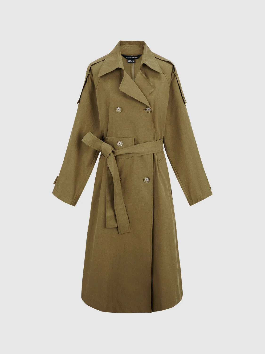 Loose Trench Coat With Belt