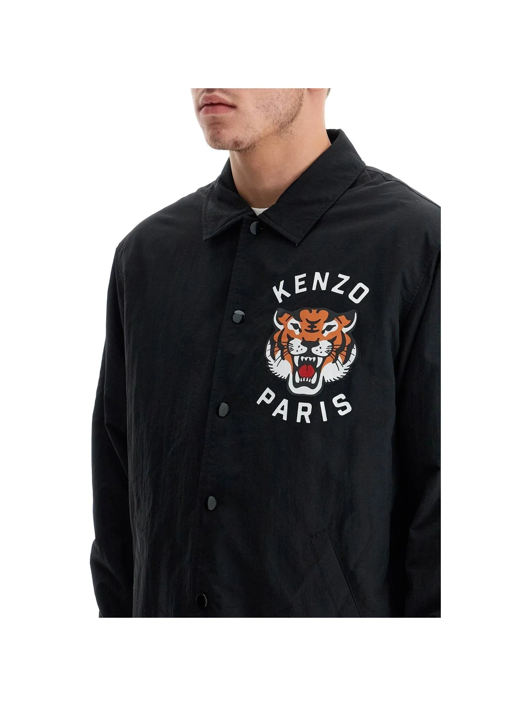 Lucky Tiger Pattern Overshirt