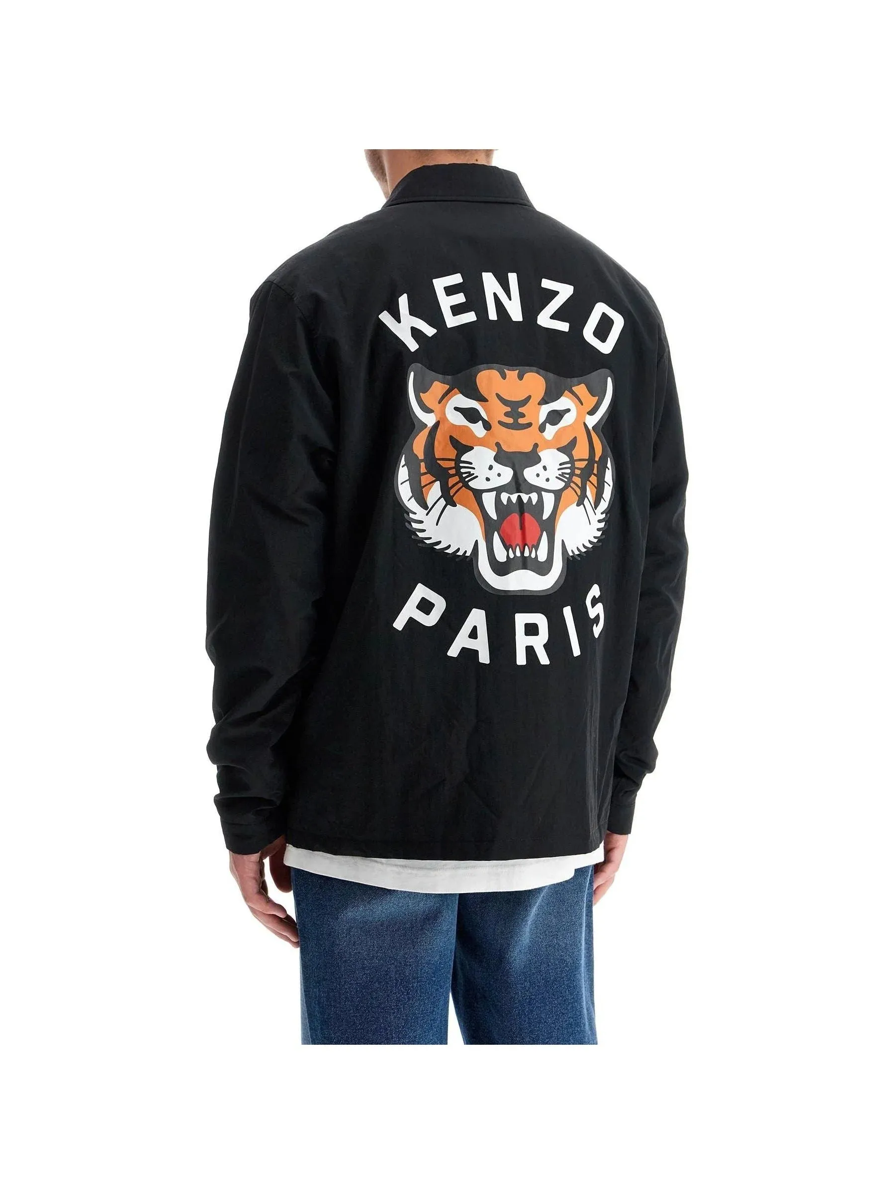 Lucky Tiger Pattern Overshirt