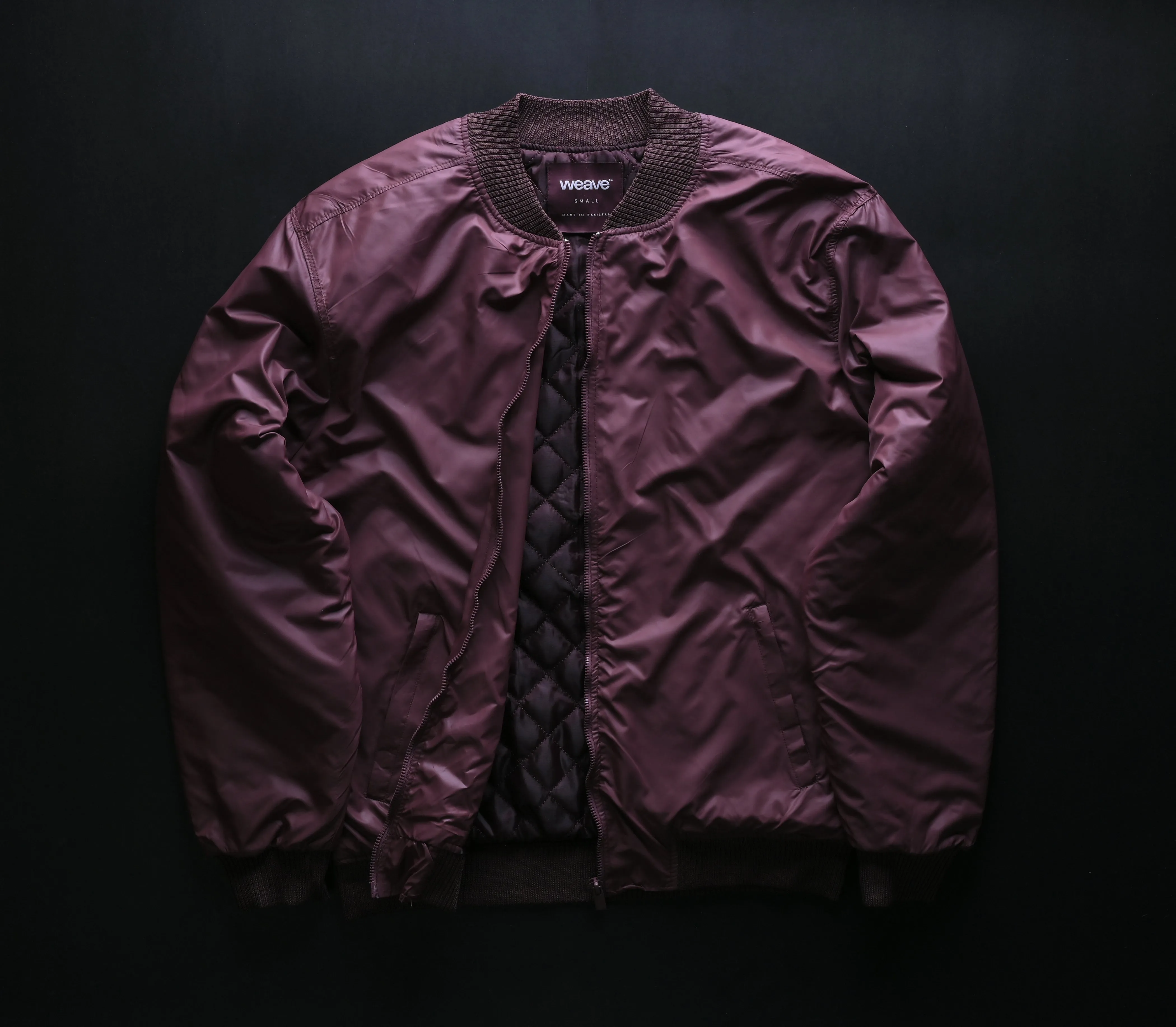 Maroon Skydiver Bomber Jacket