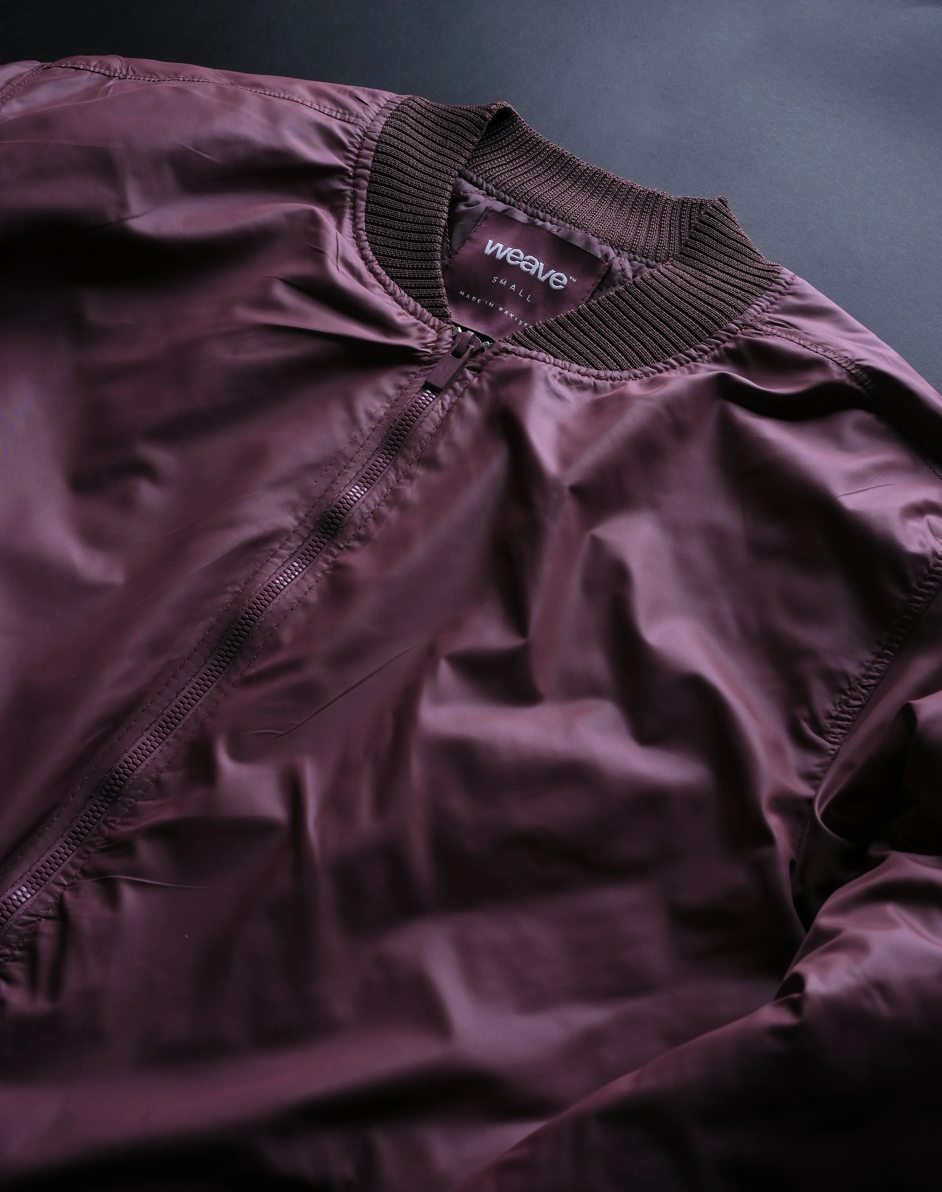 Maroon Skydiver Bomber Jacket