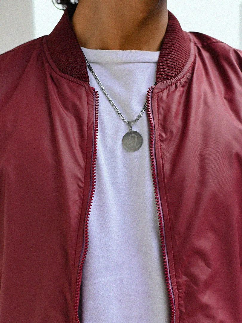 Maroon Skydiver Bomber Jacket