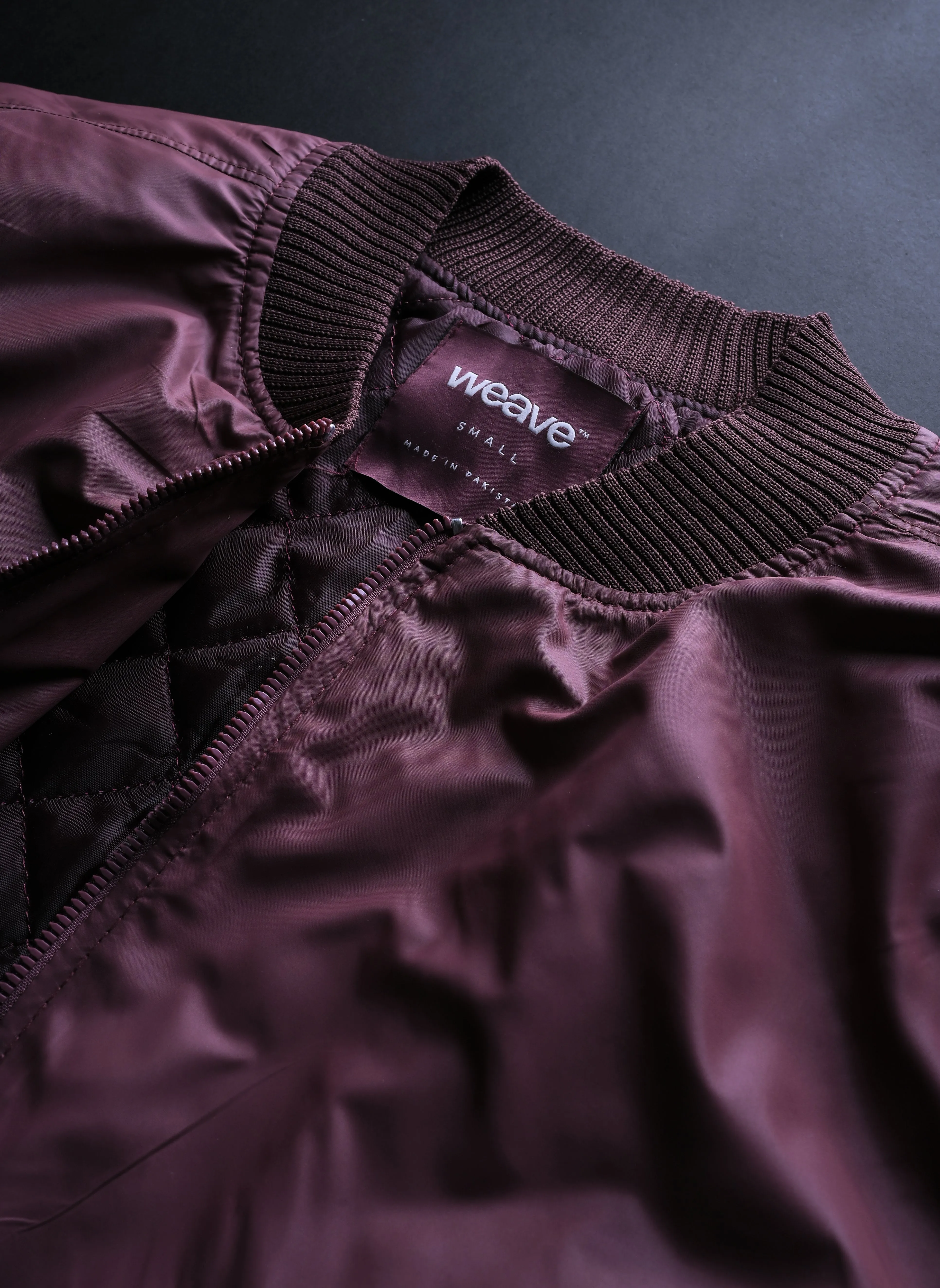 Maroon Skydiver Bomber Jacket