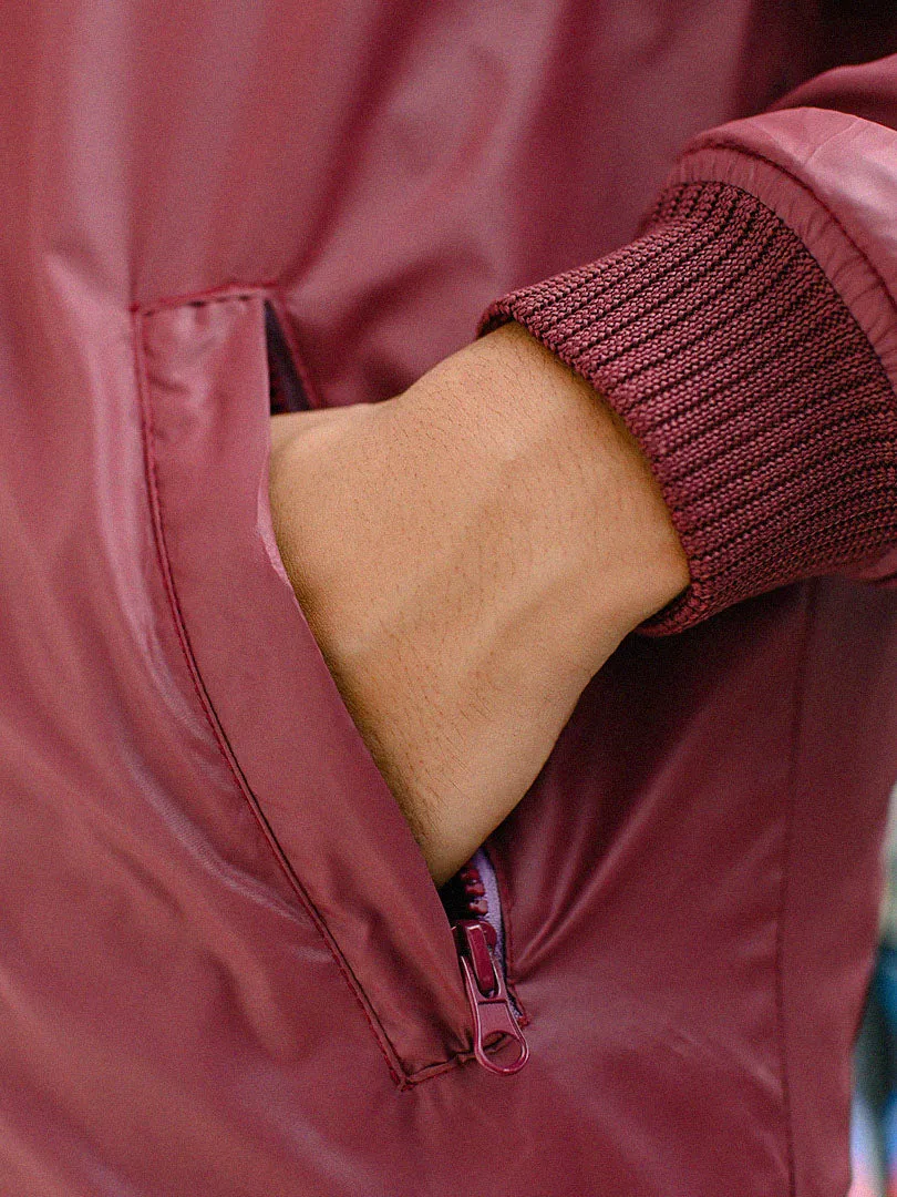 Maroon Skydiver Bomber Jacket