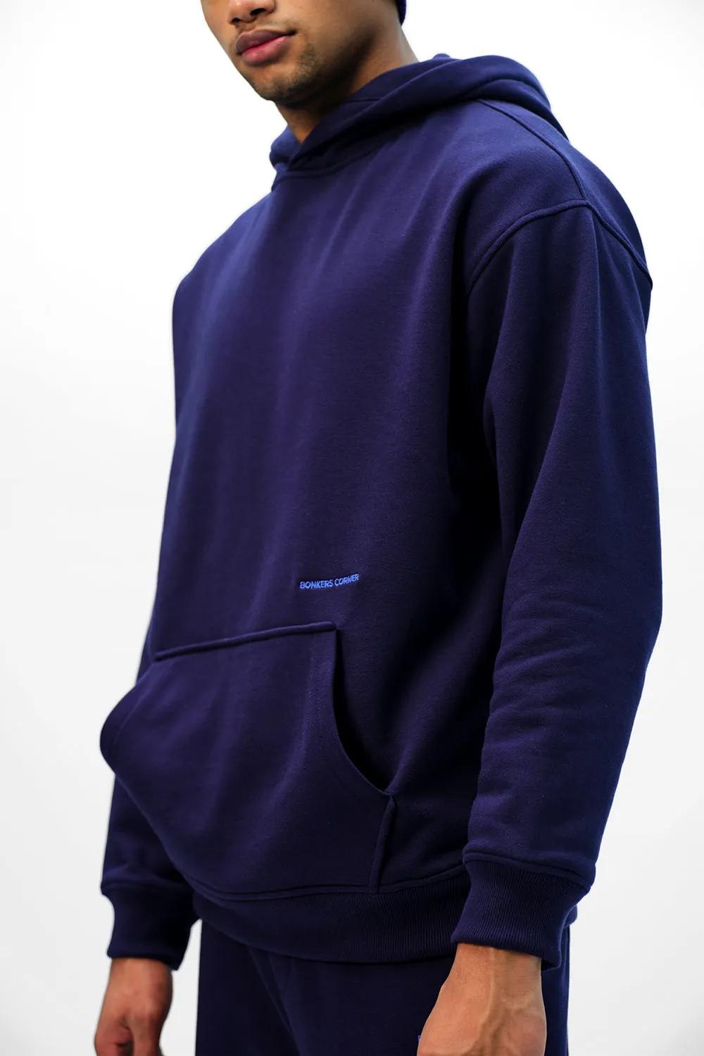 Navy Blue Wear A Hug Oversized Hoodie