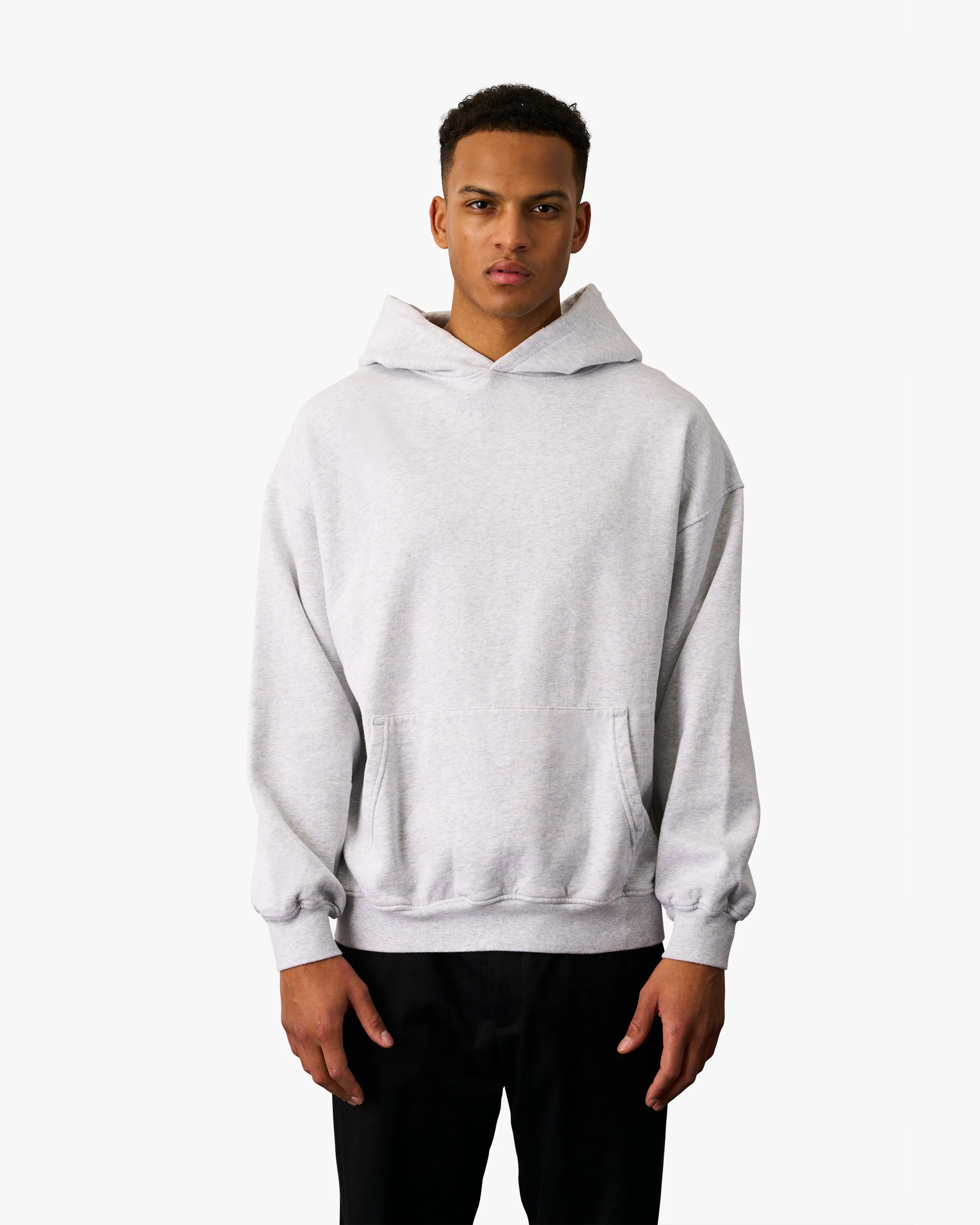 Organic Oversized Hood - Stone Blue
