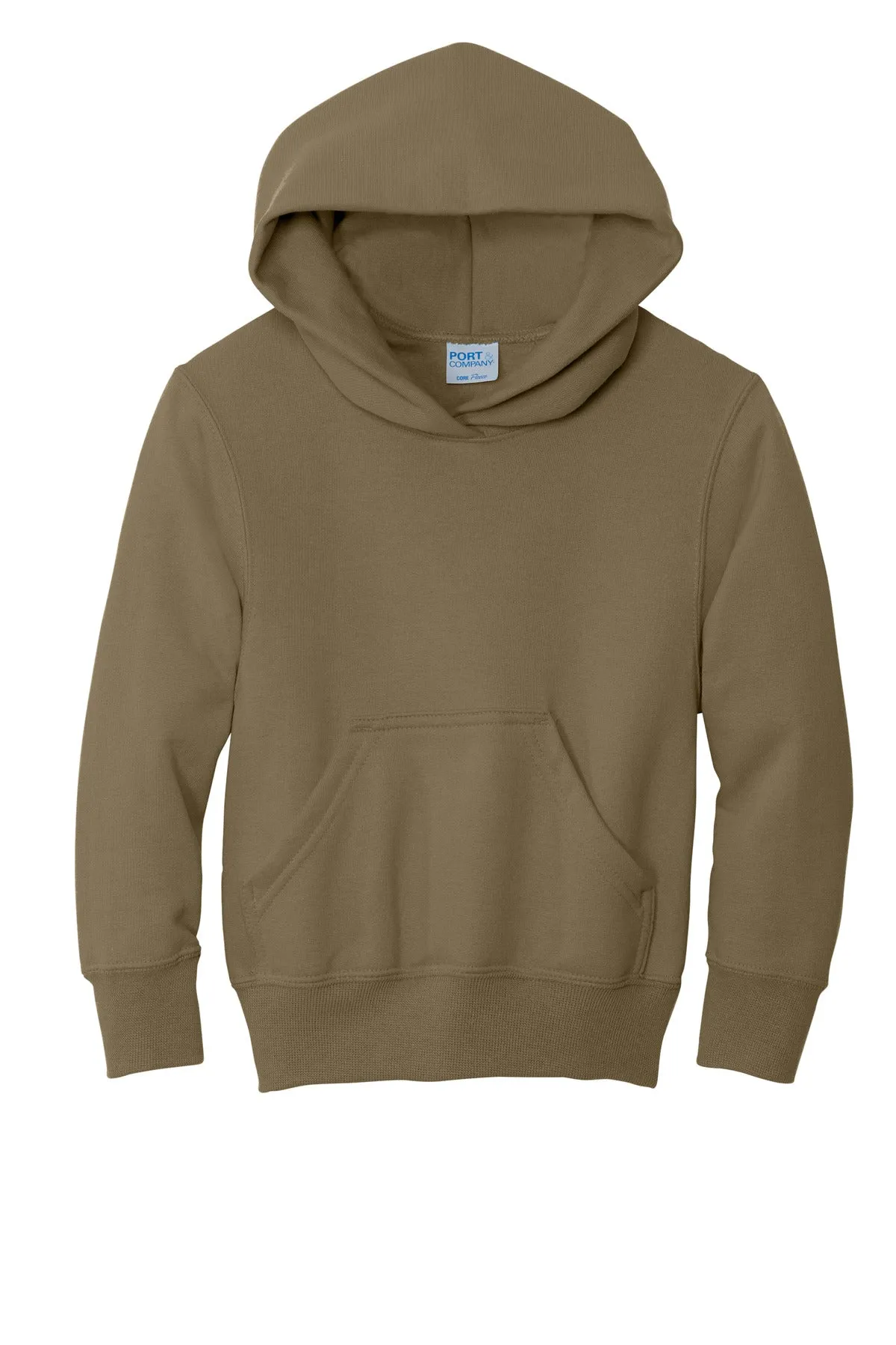 Port & Company - Youth Core Fleece Pullover Hooded Sweatshirt. PC90YH