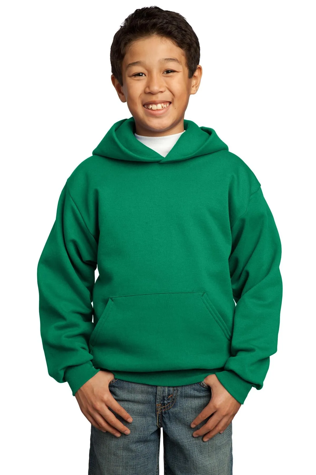 Port & Company - Youth Core Fleece Pullover Hooded Sweatshirt. PC90YH