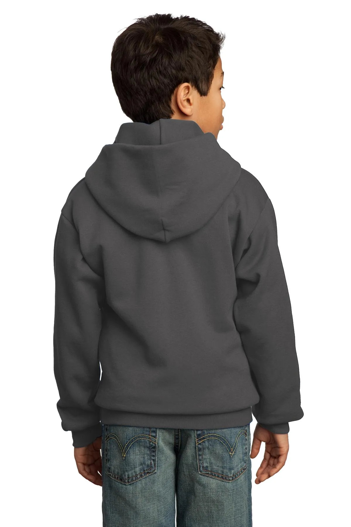Port & Company - Youth Core Fleece Pullover Hooded Sweatshirt. PC90YH