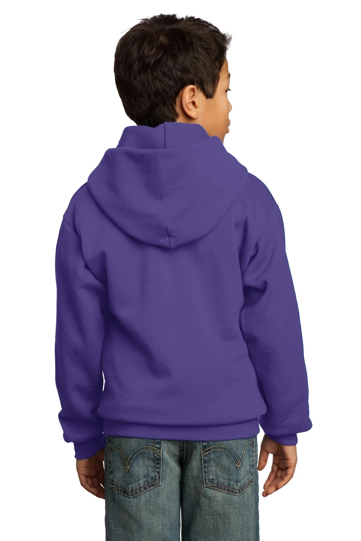 Port & Company - Youth Core Fleece Pullover Hooded Sweatshirt. PC90YH