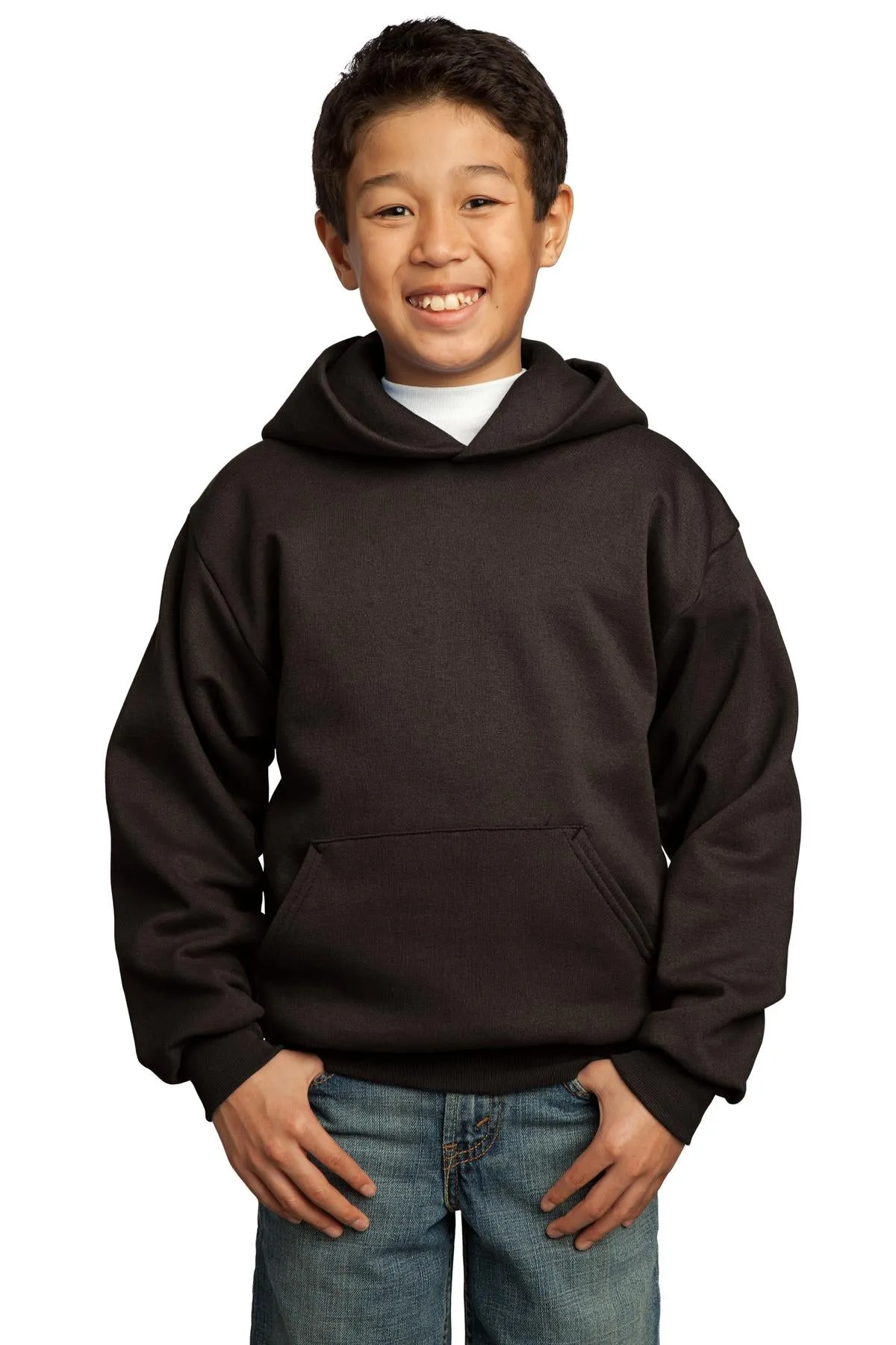 Port & Company - Youth Core Fleece Pullover Hooded Sweatshirt. PC90YH