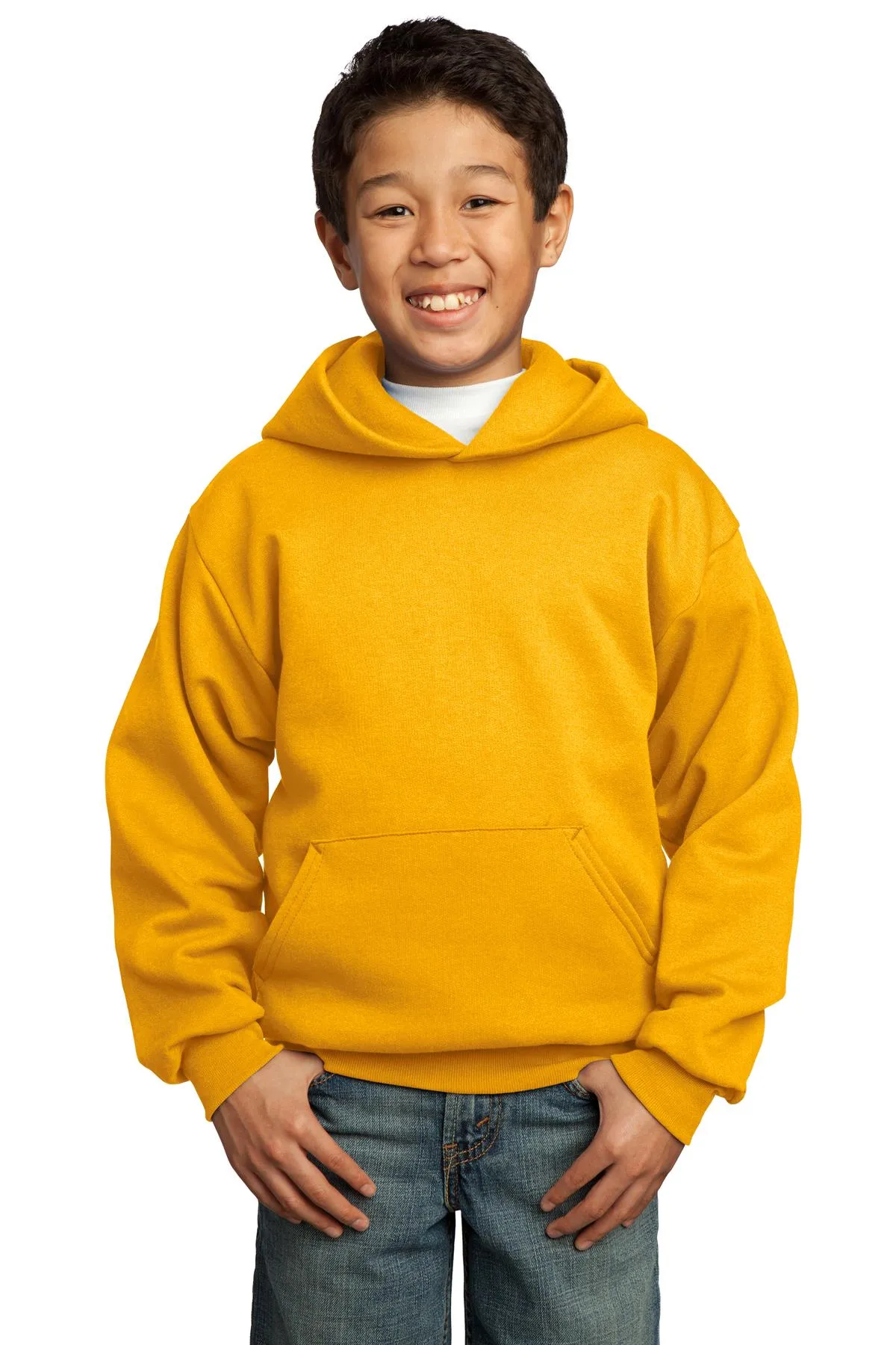 Port & Company - Youth Core Fleece Pullover Hooded Sweatshirt. PC90YH
