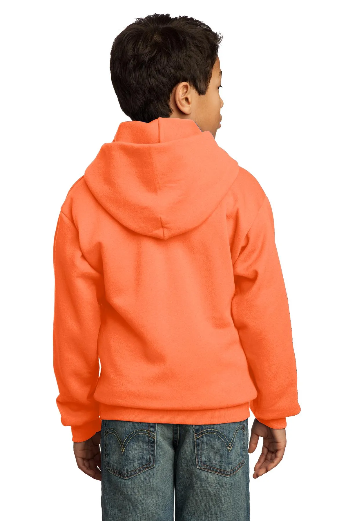 Port & Company - Youth Core Fleece Pullover Hooded Sweatshirt. PC90YH