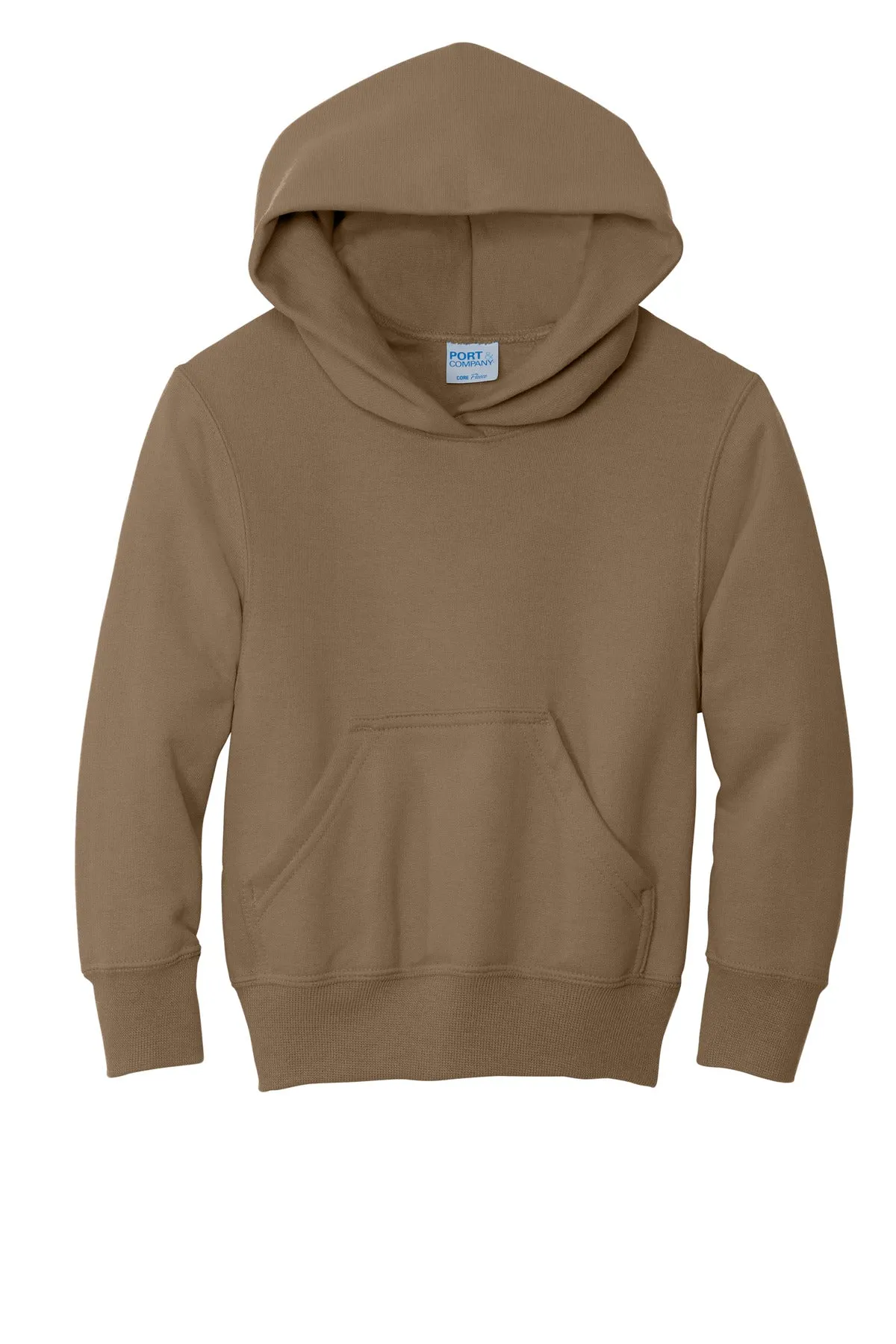 Port & Company - Youth Core Fleece Pullover Hooded Sweatshirt. PC90YH
