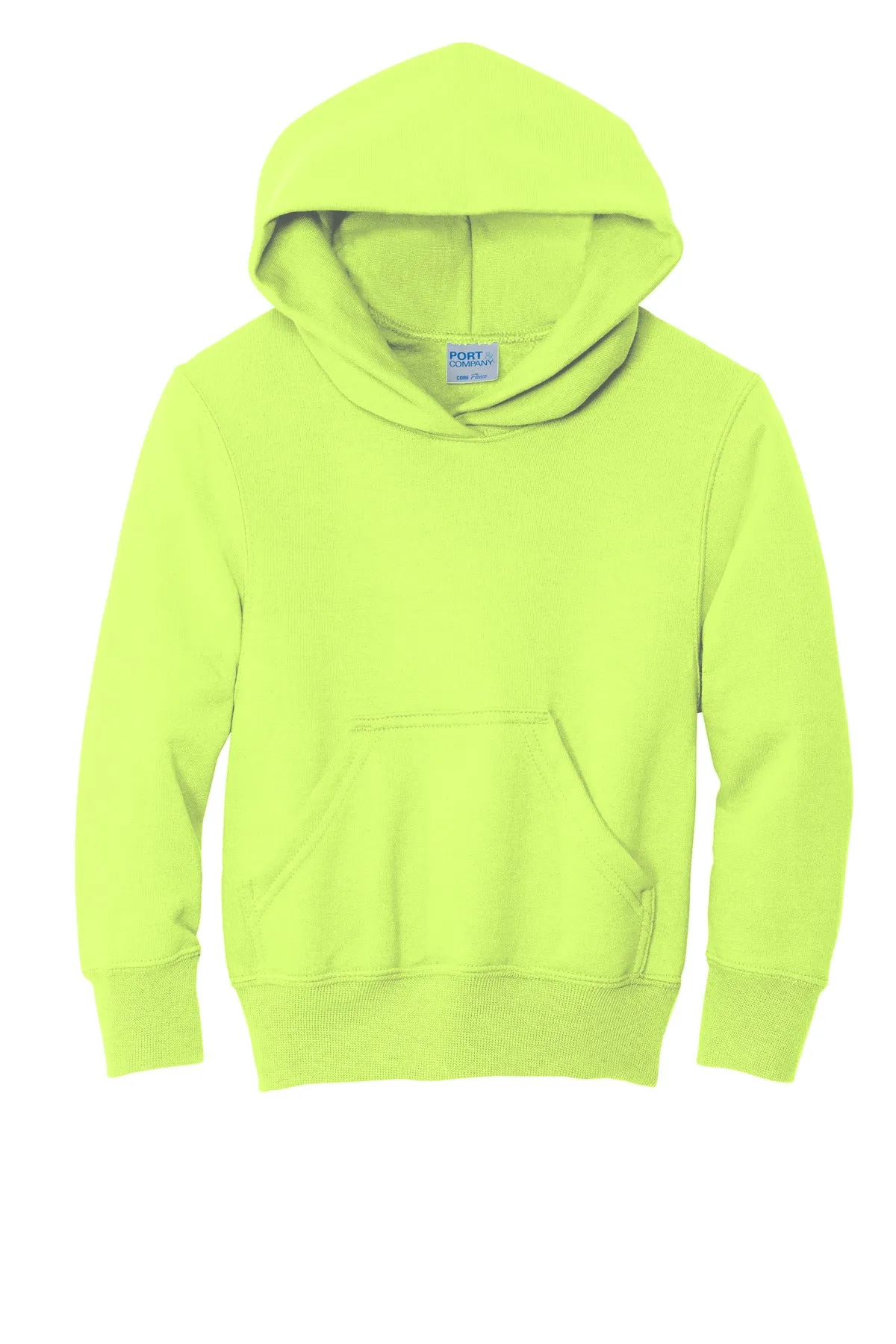 Port & Company - Youth Core Fleece Pullover Hooded Sweatshirt. PC90YH