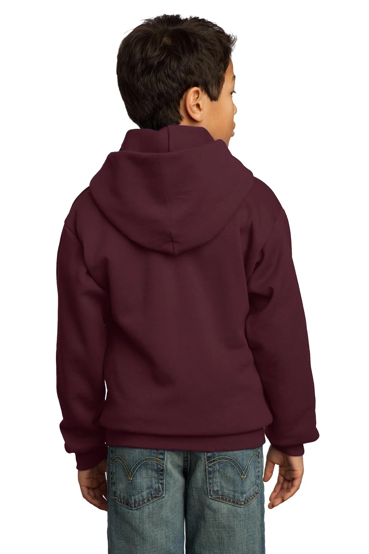 Port & Company - Youth Core Fleece Pullover Hooded Sweatshirt. PC90YH
