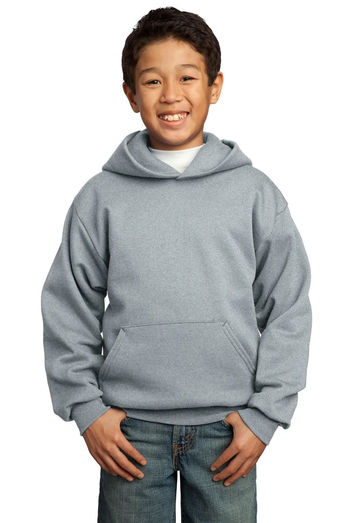 Port & Company - Youth Core Fleece Pullover Hooded Sweatshirt. PC90YH