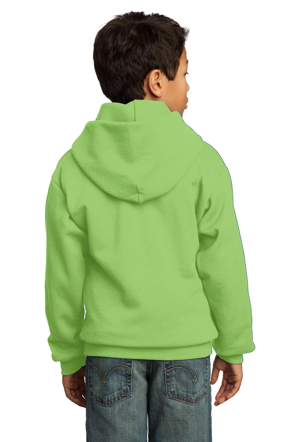 Port & Company - Youth Core Fleece Pullover Hooded Sweatshirt. PC90YH