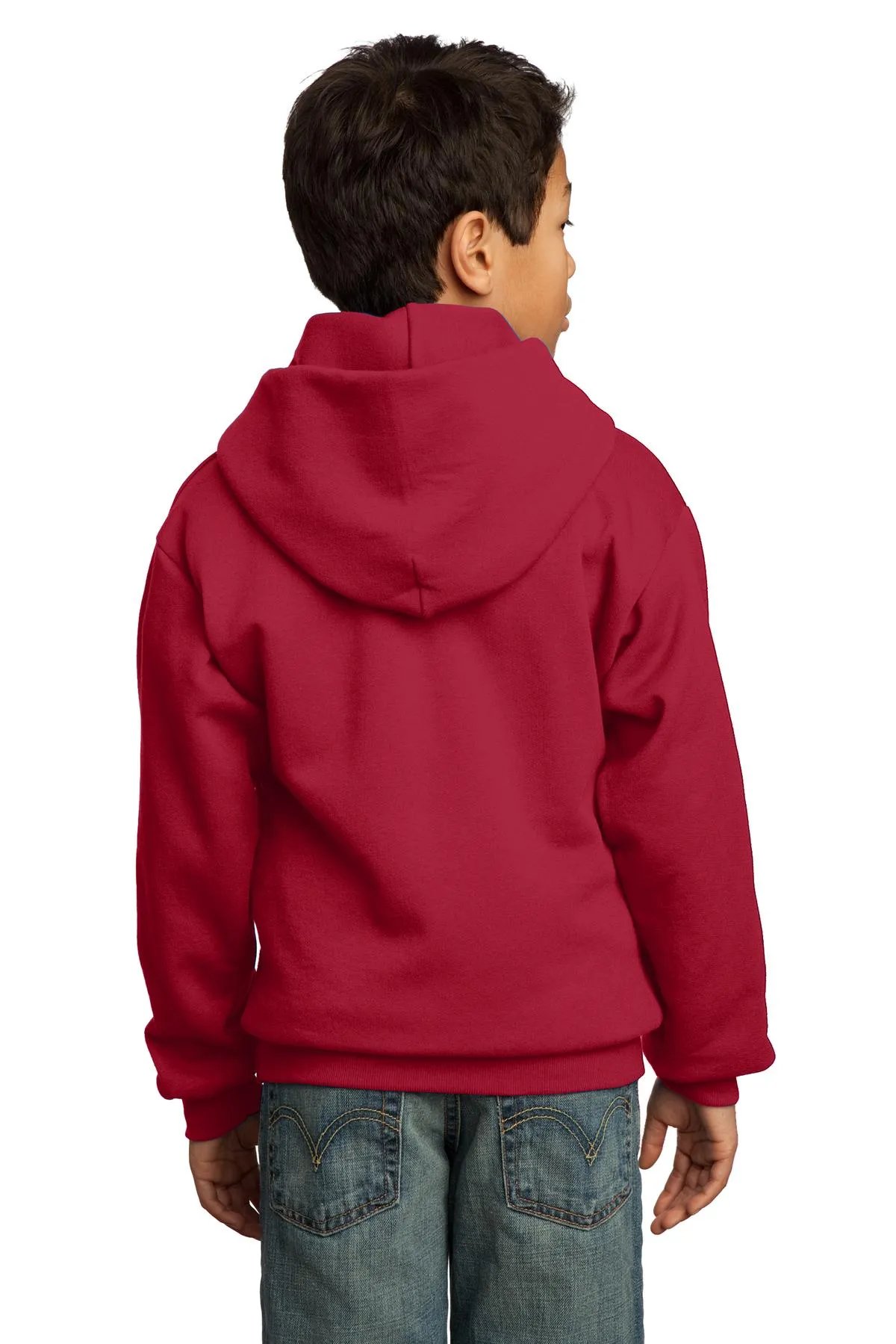 Port & Company - Youth Core Fleece Pullover Hooded Sweatshirt. PC90YH