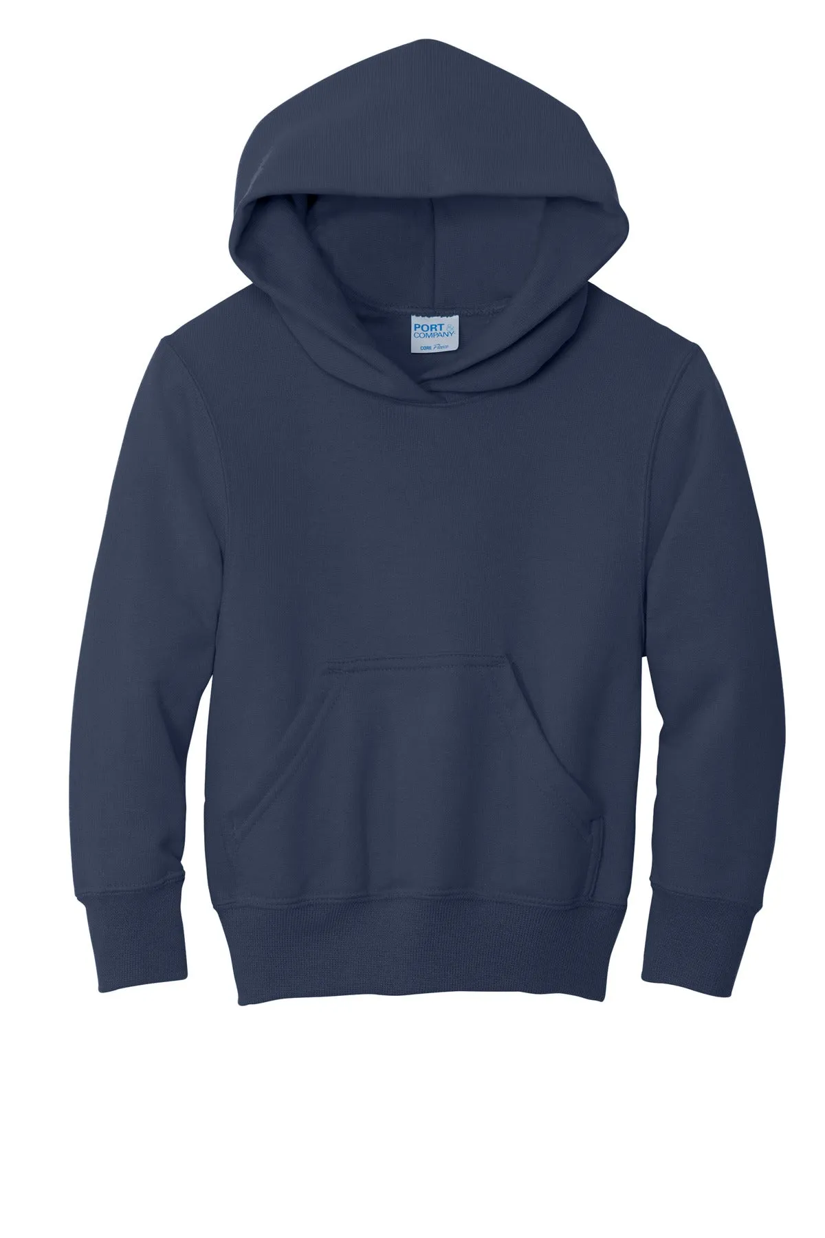 Port & Company - Youth Core Fleece Pullover Hooded Sweatshirt. PC90YH