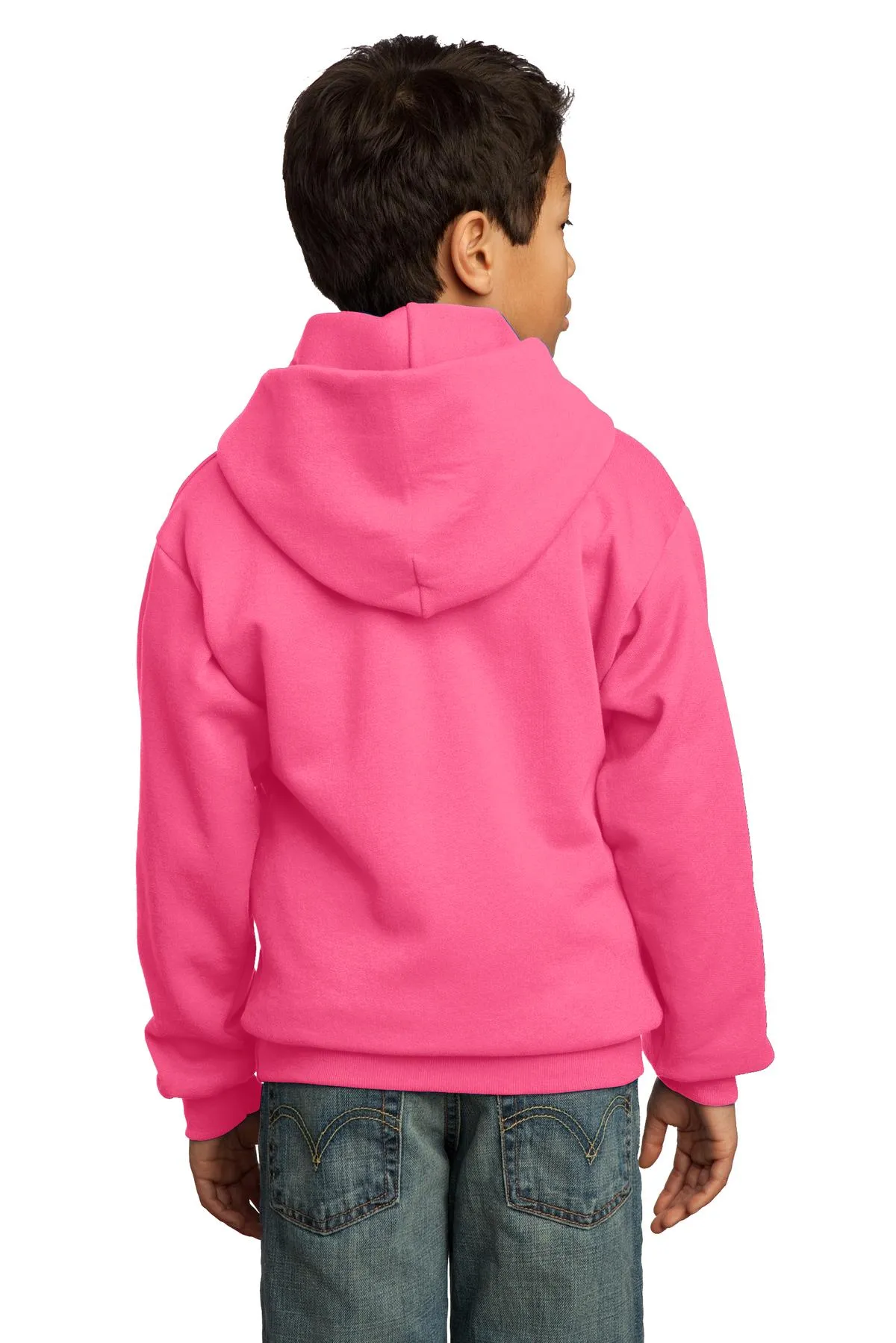 Port & Company - Youth Core Fleece Pullover Hooded Sweatshirt. PC90YH