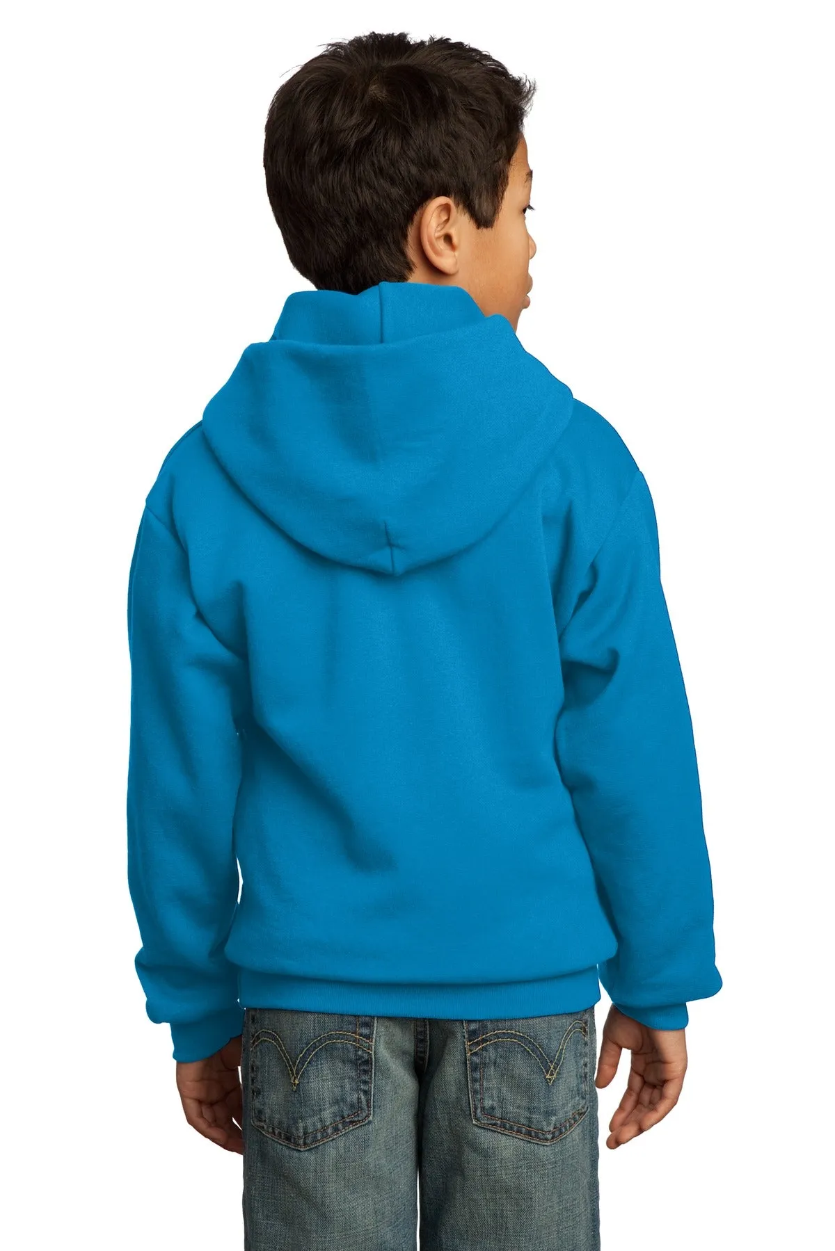 Port & Company - Youth Core Fleece Pullover Hooded Sweatshirt. PC90YH