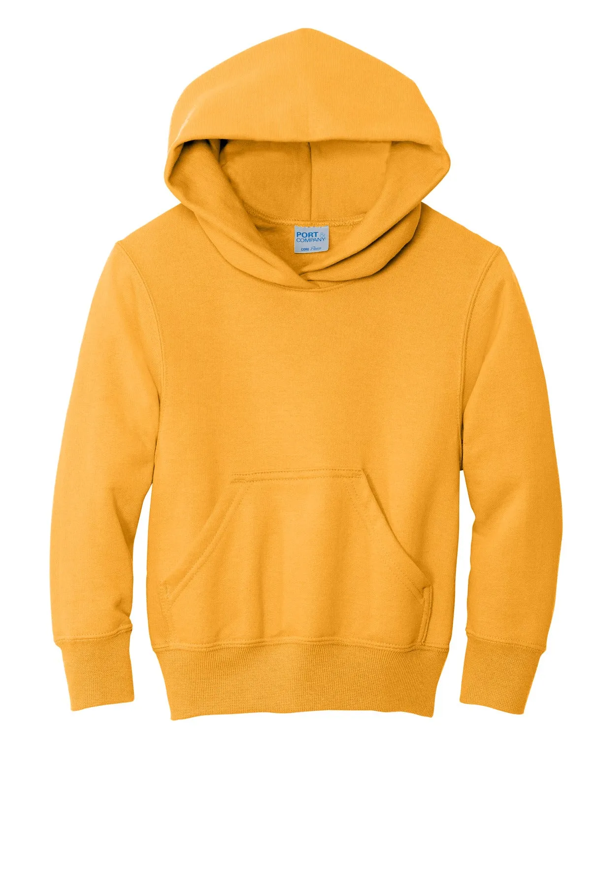 Port & Company - Youth Core Fleece Pullover Hooded Sweatshirt. PC90YH
