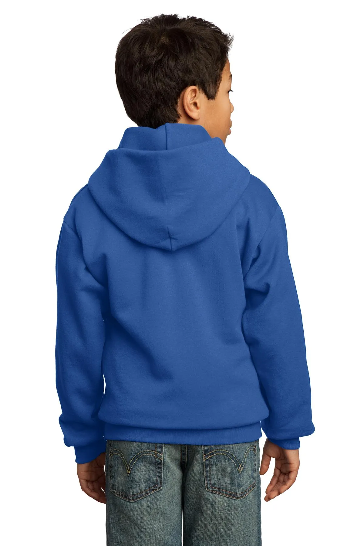 Port & Company - Youth Core Fleece Pullover Hooded Sweatshirt. PC90YH