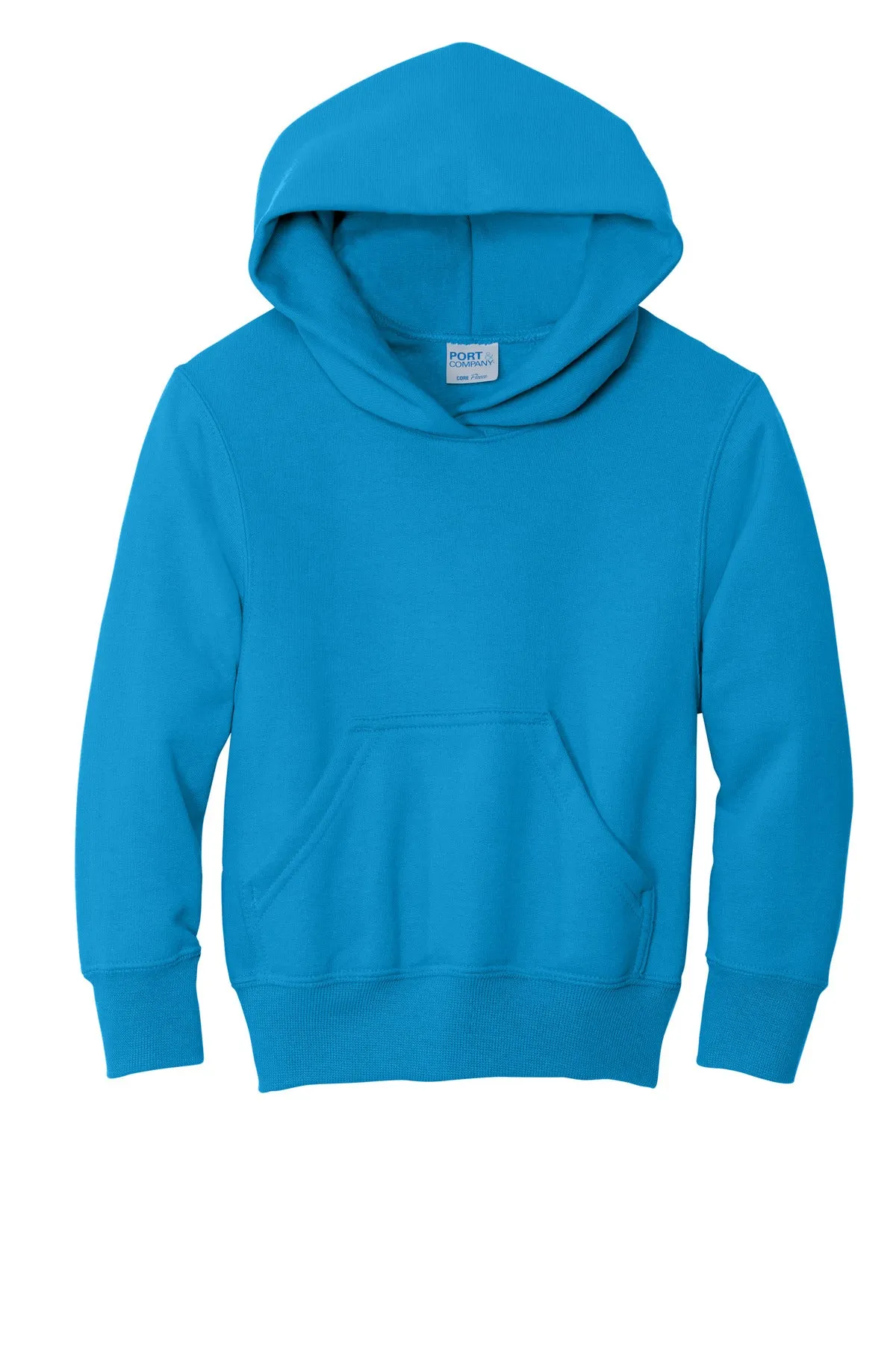 Port & Company - Youth Core Fleece Pullover Hooded Sweatshirt. PC90YH