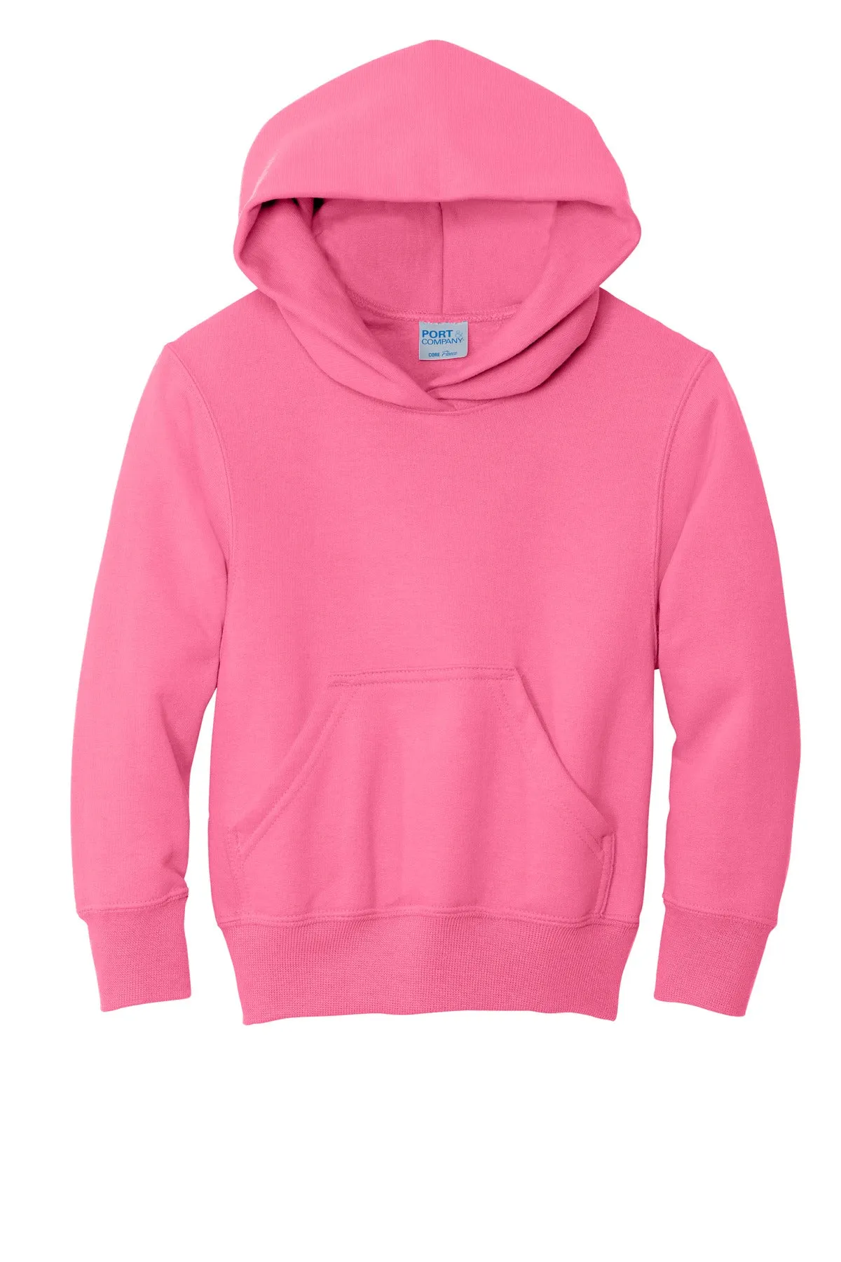 Port & Company - Youth Core Fleece Pullover Hooded Sweatshirt. PC90YH